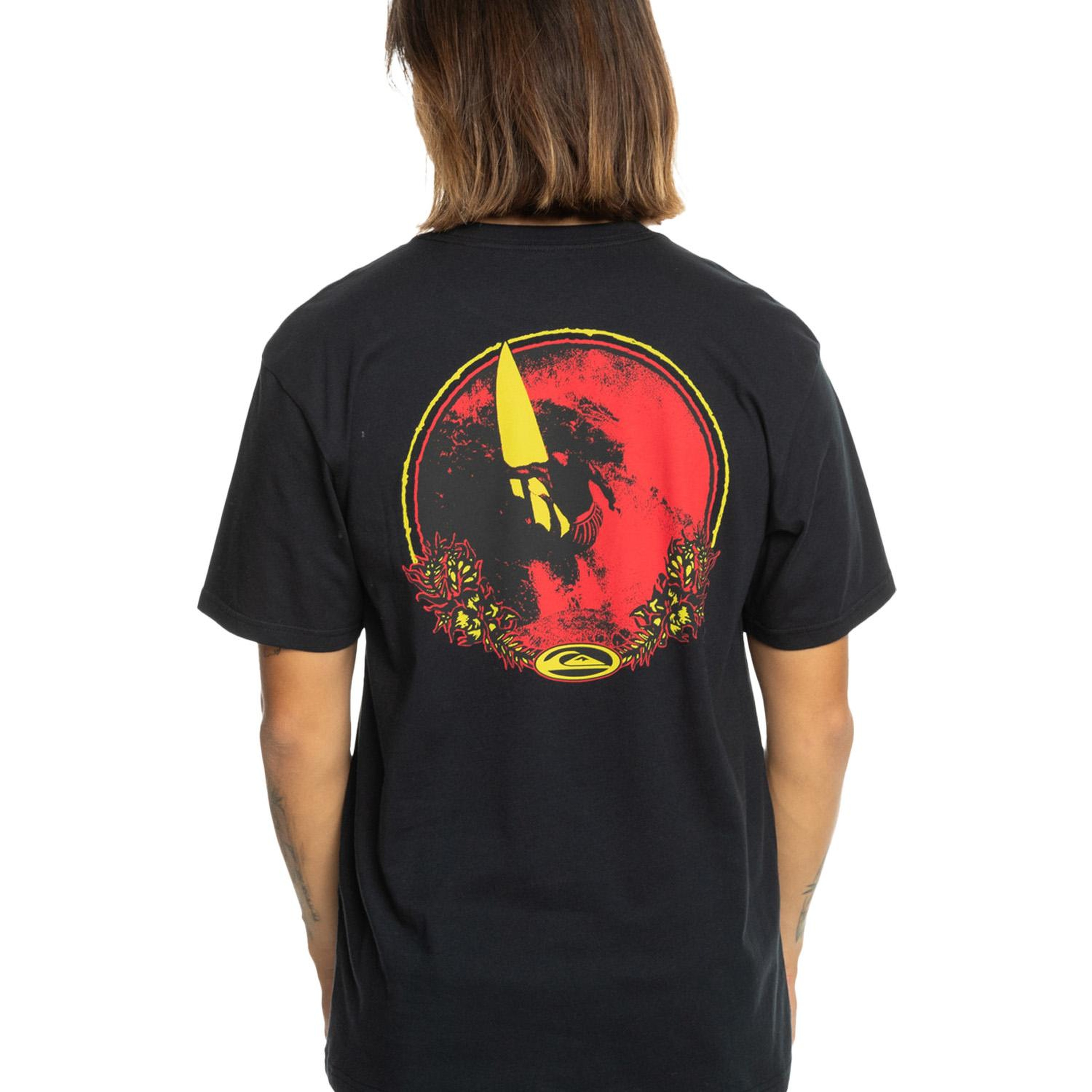 Quiksilver Tc Snap Erkek Siyah Tişört