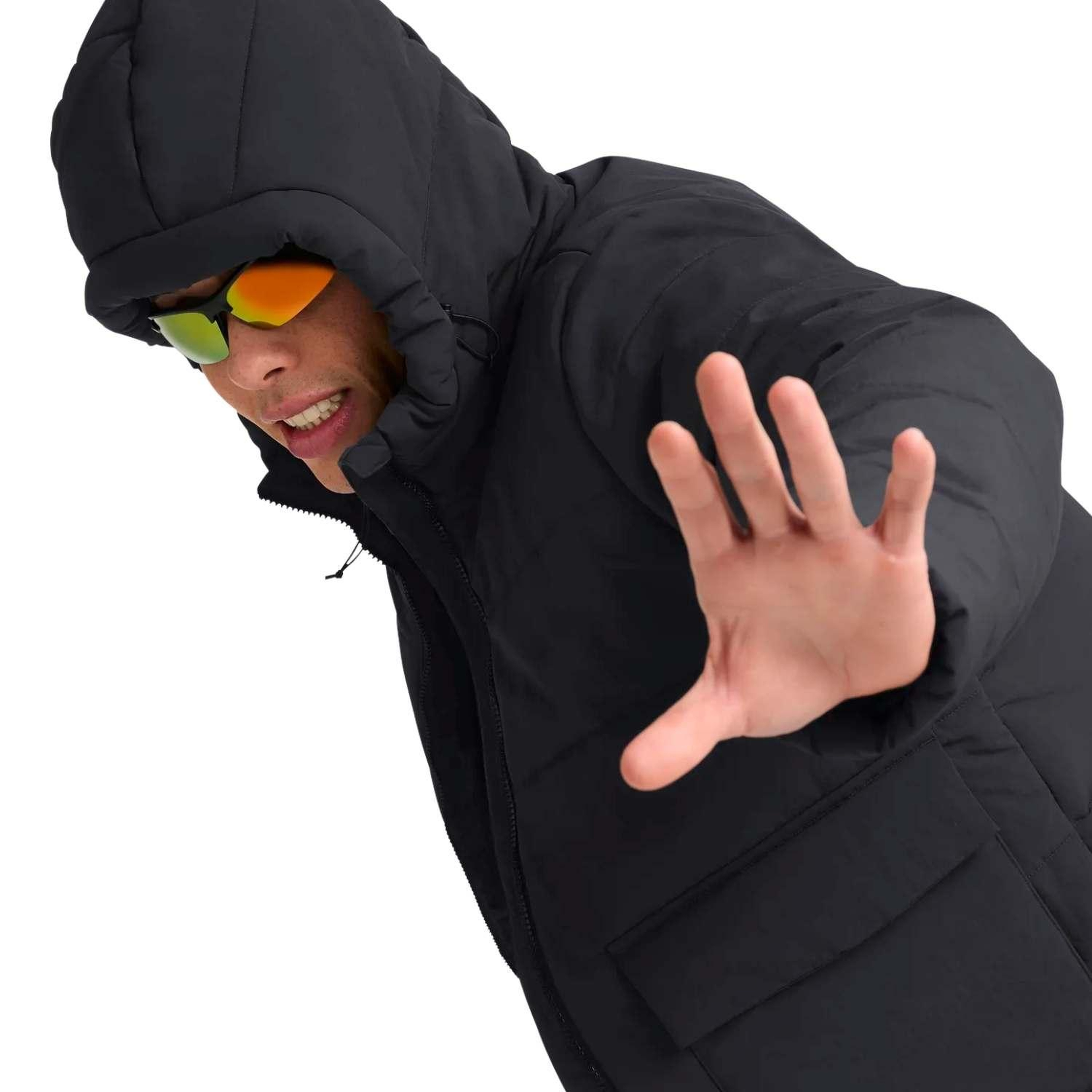 Jack Wolfskin Northern Lite Hooded Erkek Siyah Outdoor Ceketi