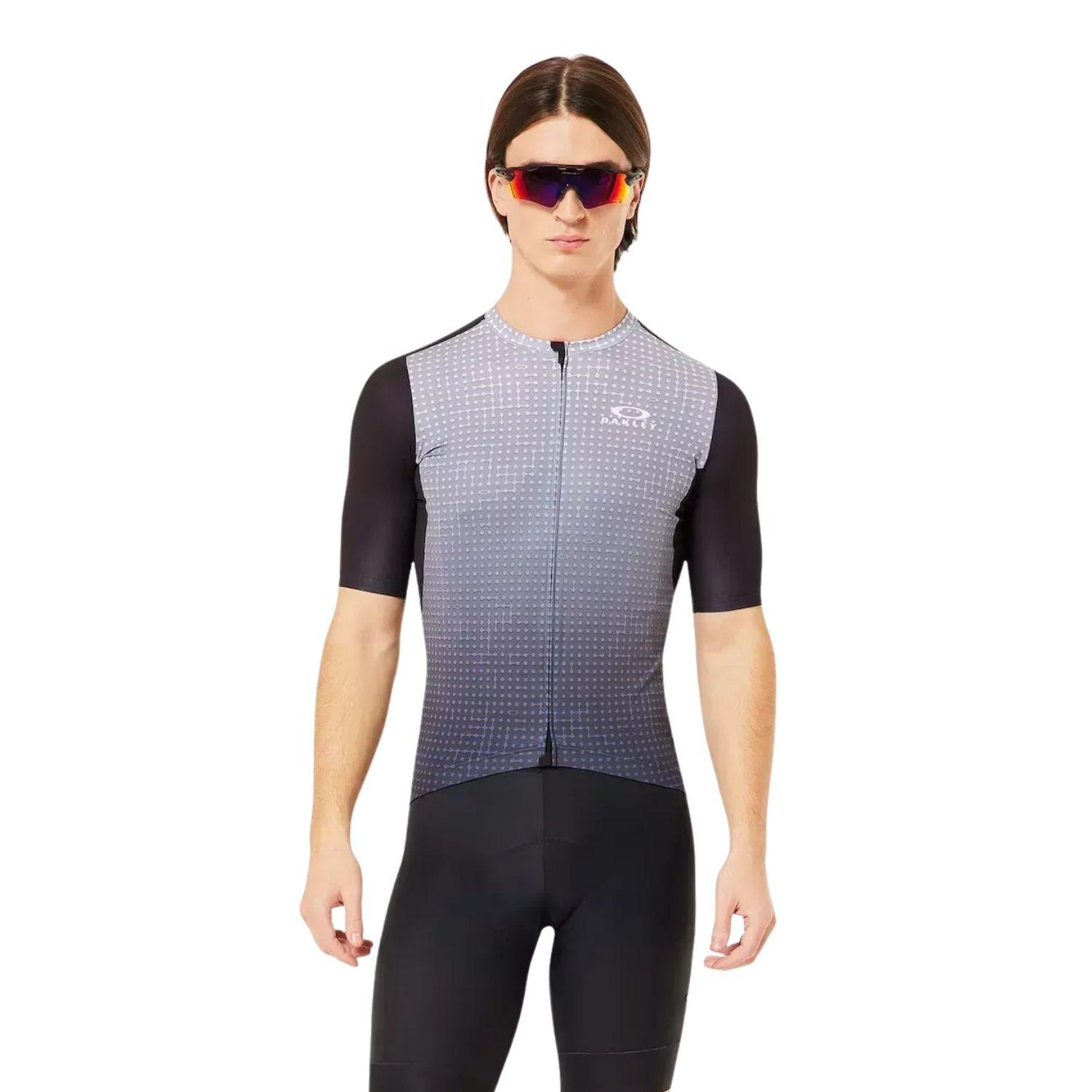 Oakley Endurance Dazzle Camo Jersey Erkek Siyah Tişört