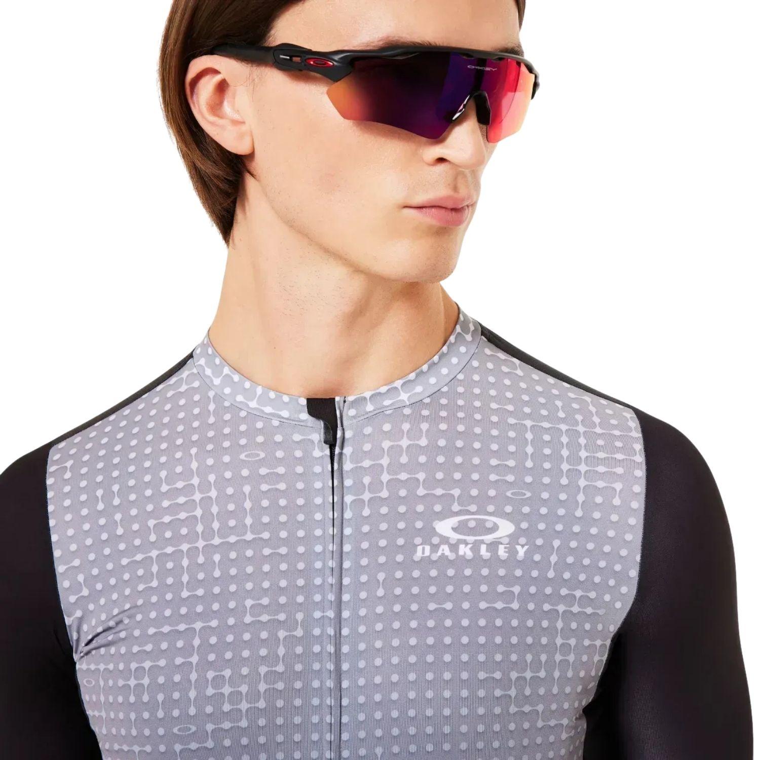 Oakley Endurance Dazzle Camo Jersey Erkek Siyah Tişört