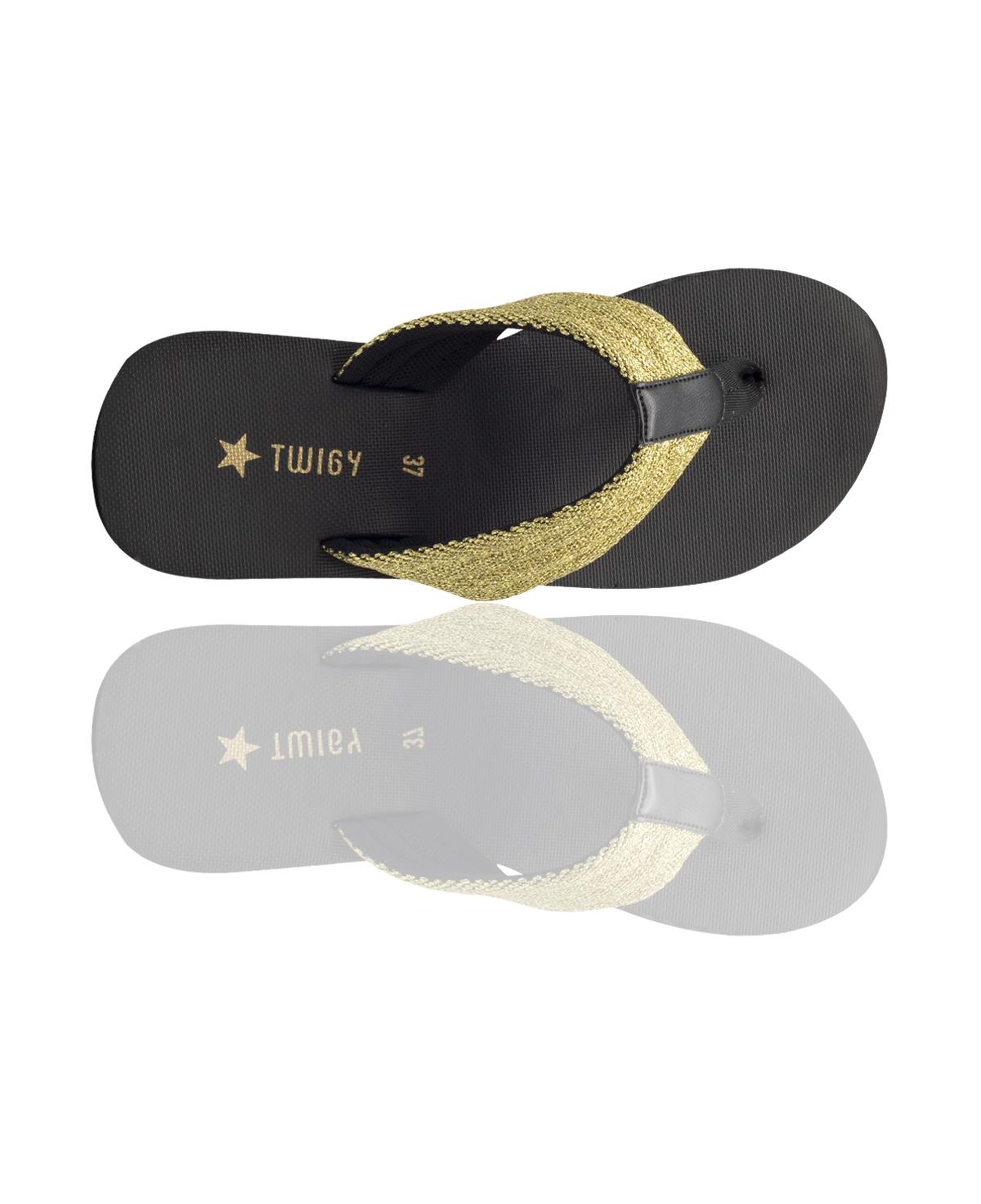 Angelina Kadın Parmak Arası Terlik Altın 35/40