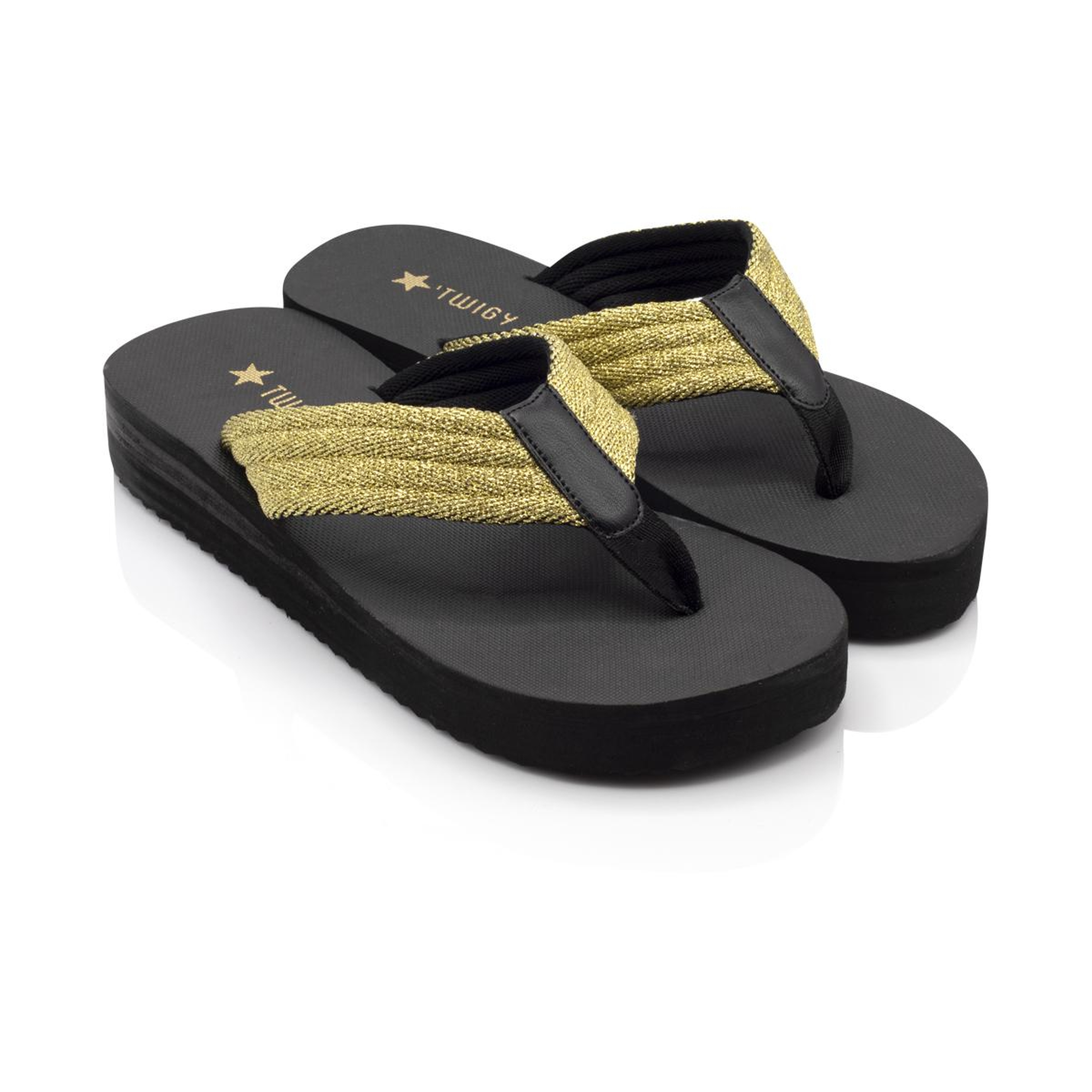 Angelina Kadın Parmak Arası Terlik Altın 35/40