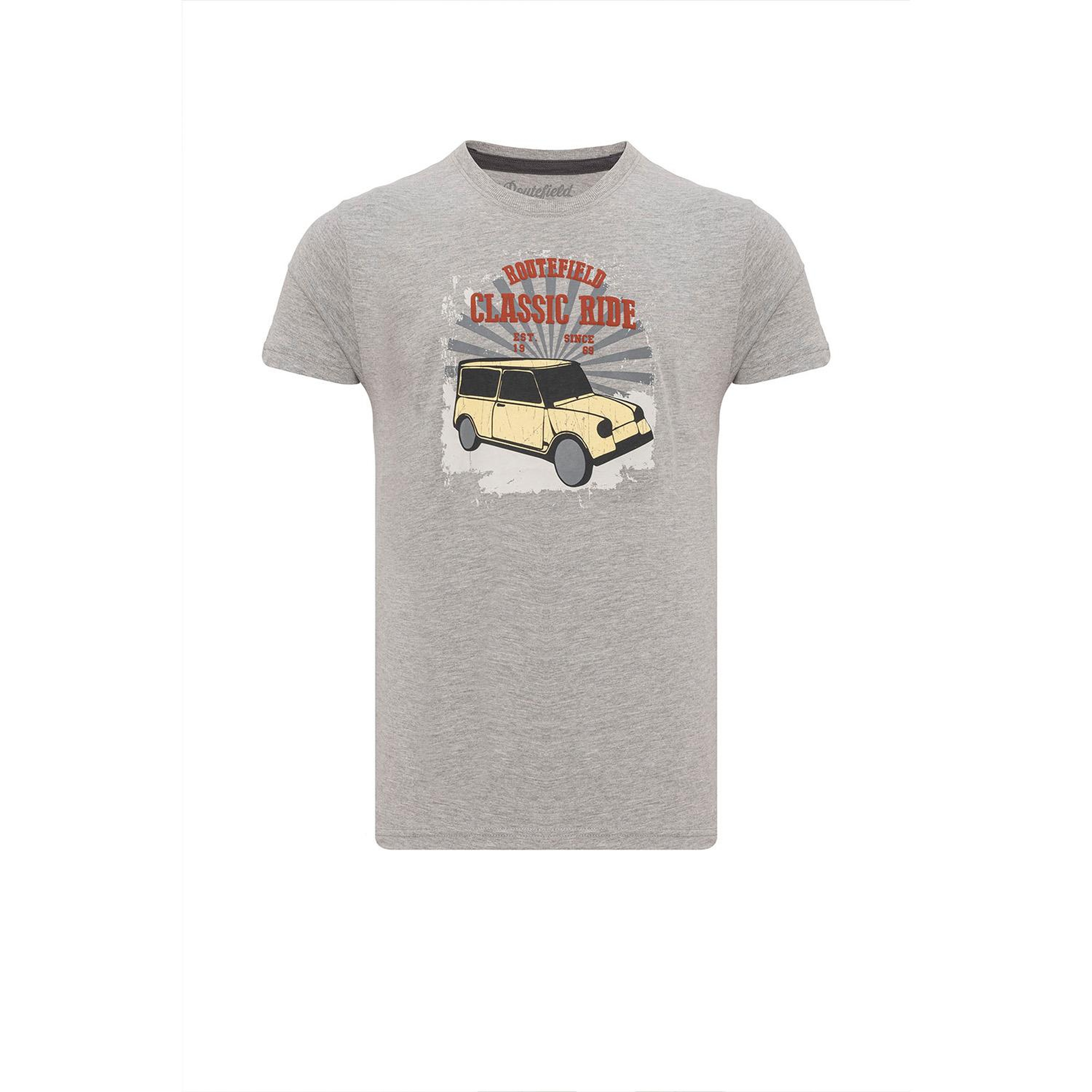 Routefield Truman Erkek Gri Tişört