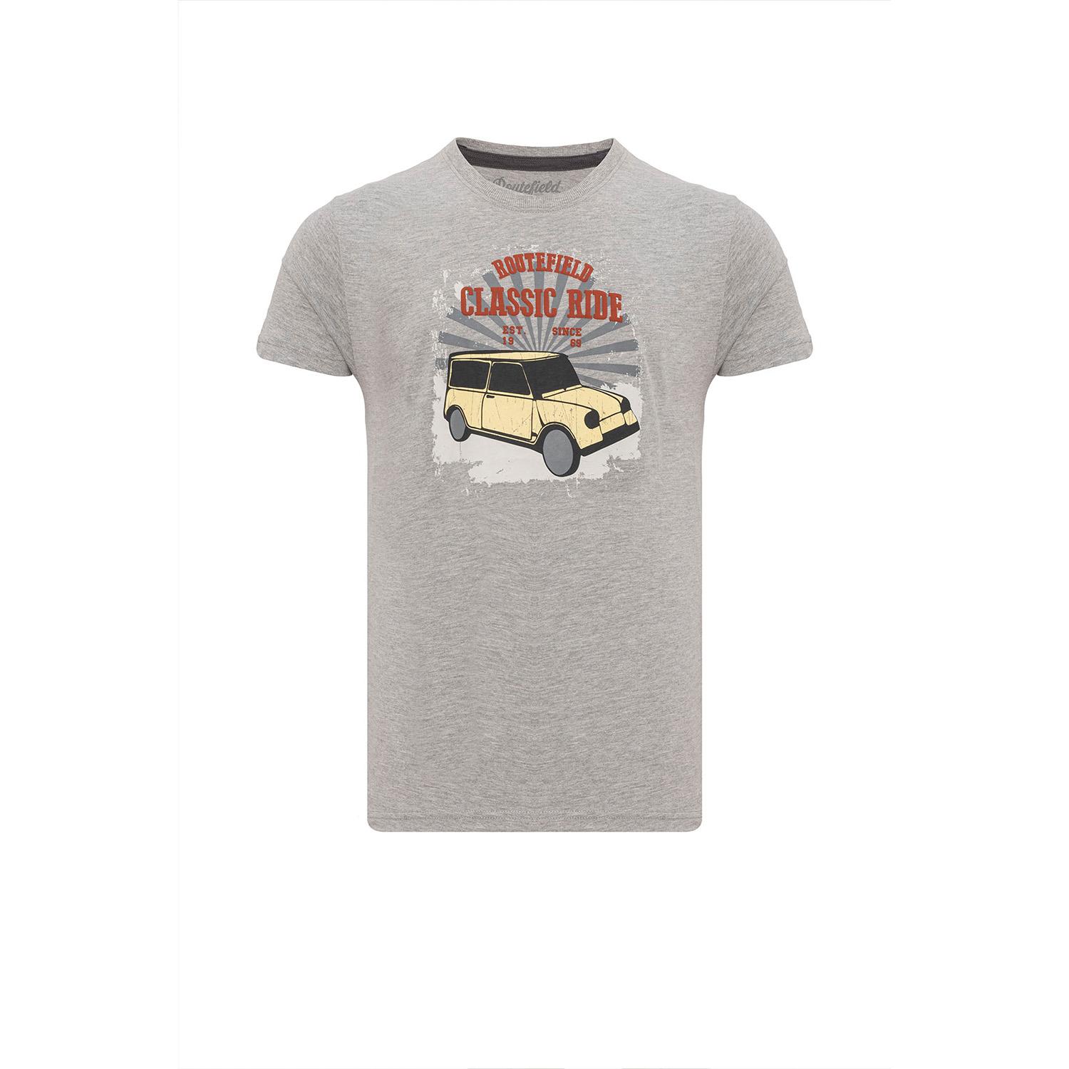 Routefield Truman Erkek Gri Tişört