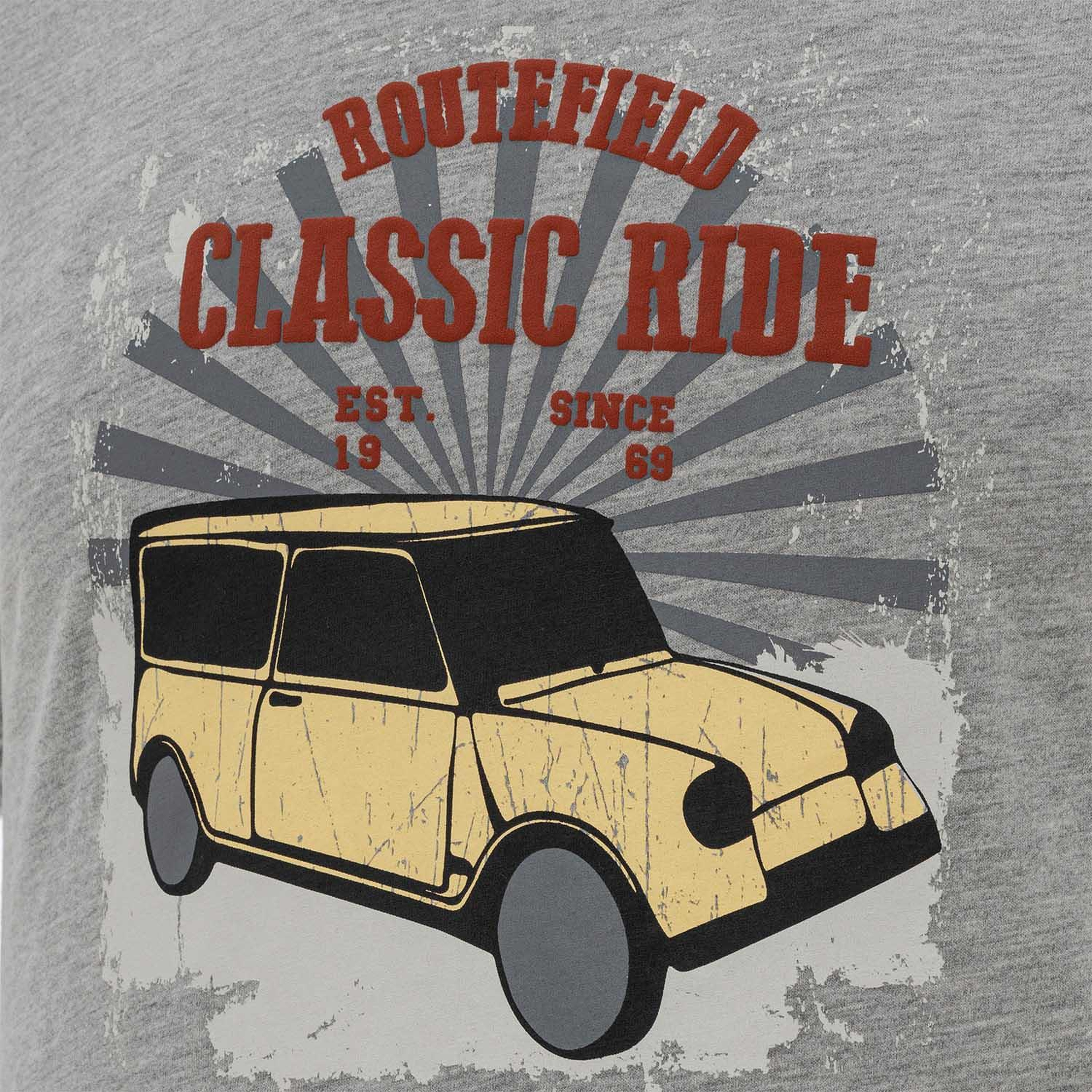 Routefield Truman Erkek Gri Tişört