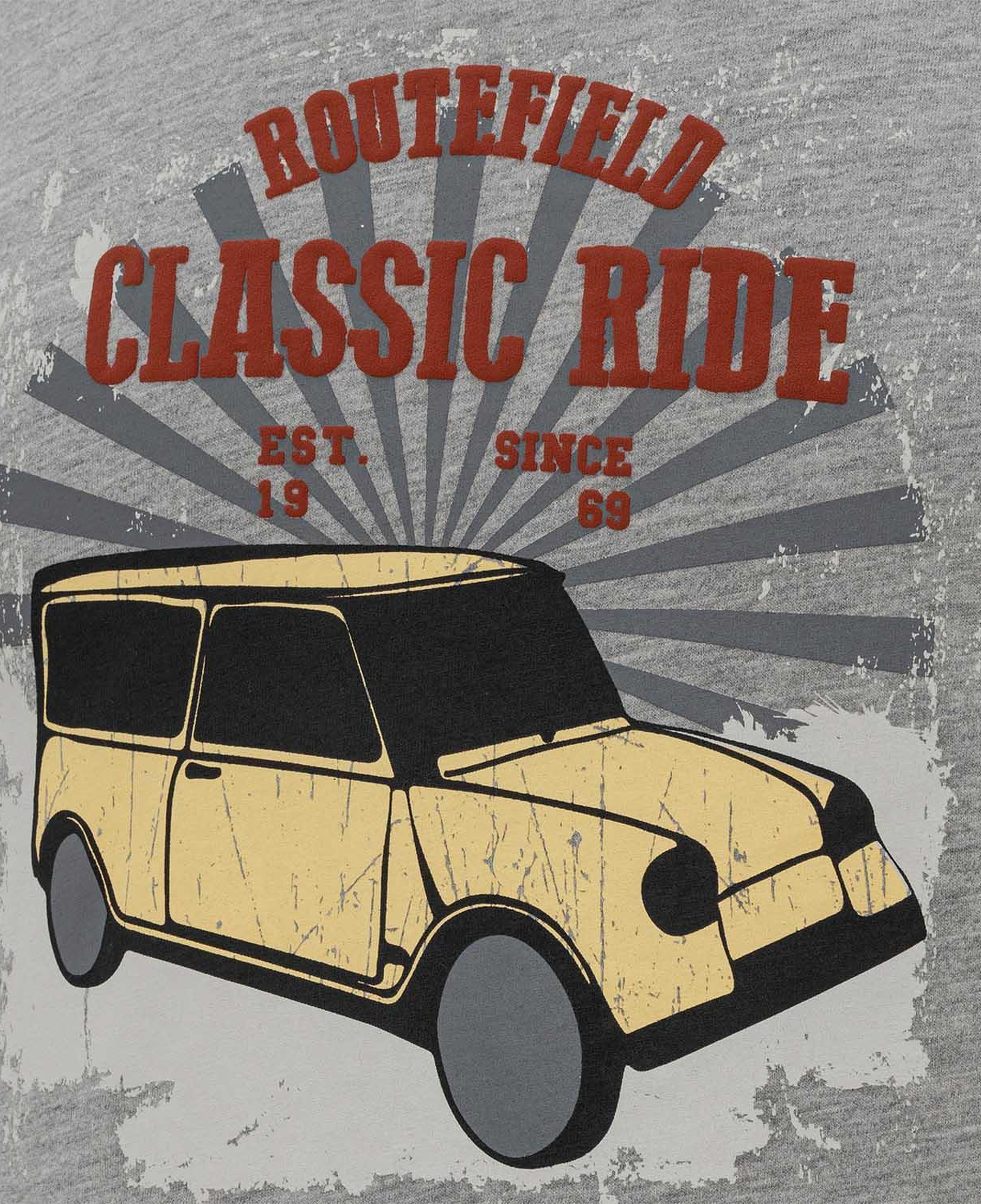 Routefield Truman Erkek Gri Tişört