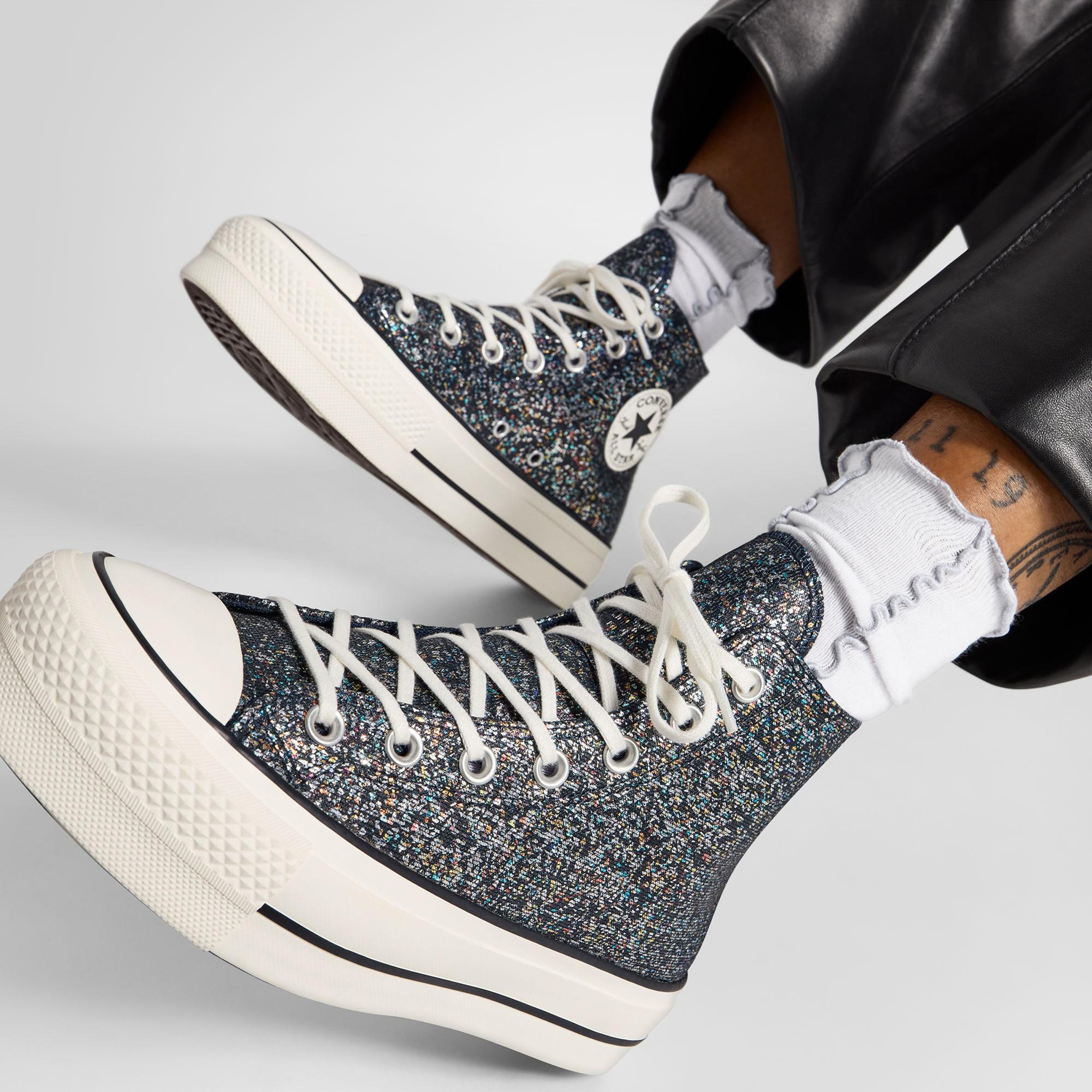 Converse Chuck Taylor All Star Lift Kadın Gri Platform Sneaker