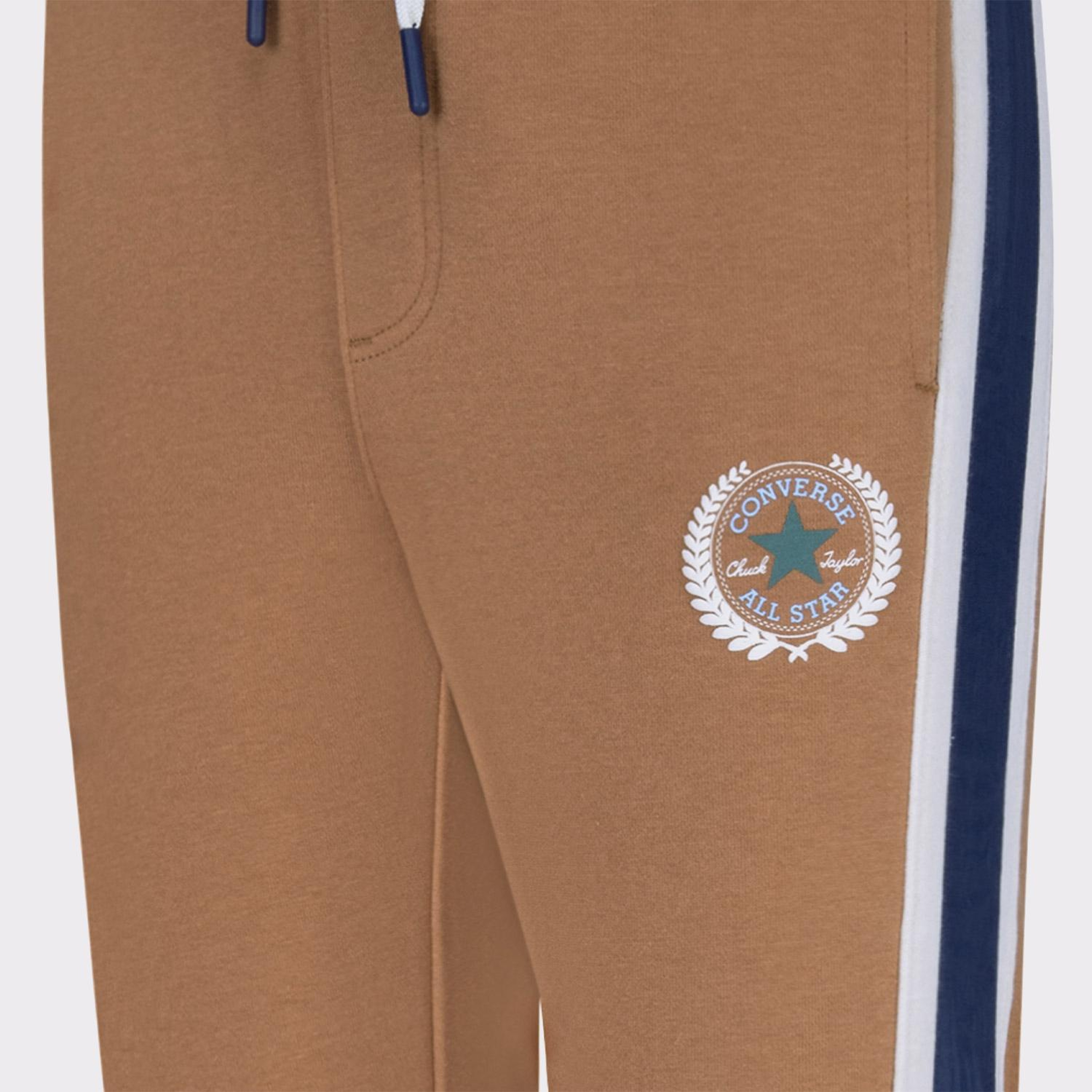 Converse Rec Club Side Stripe Jogger Çocuk Kahverengi Eşofman Altı