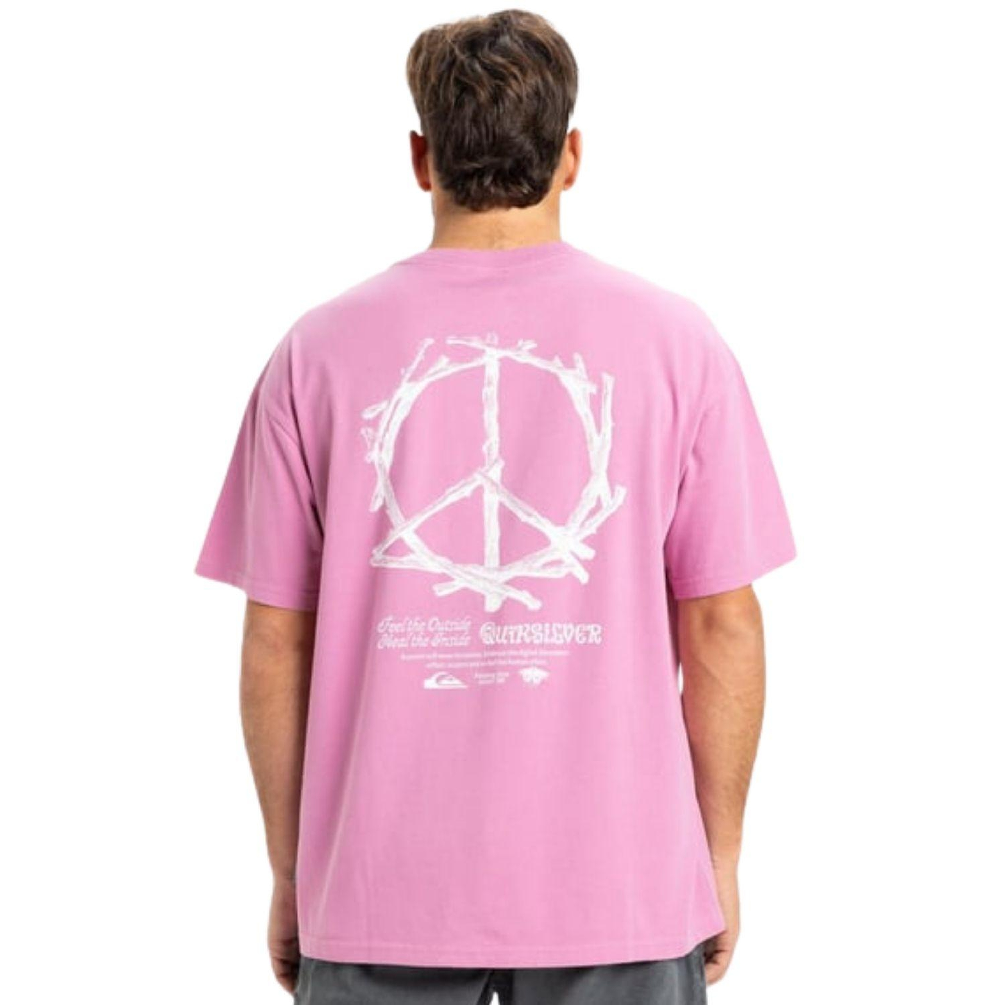 Quiksilver Hw Tree Connection Erkek Mor Tişört