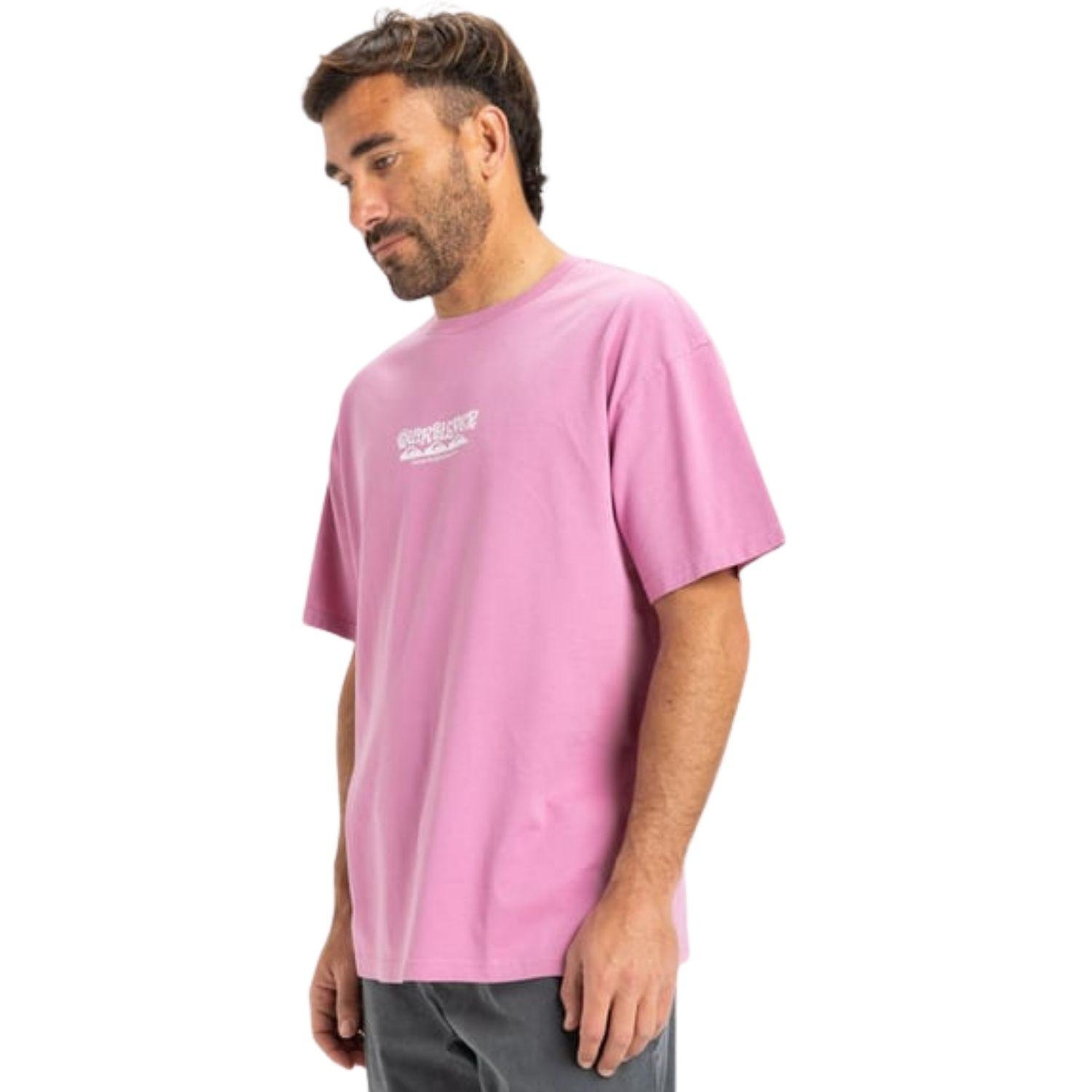 Quiksilver Hw Tree Connection Erkek Mor Tişört