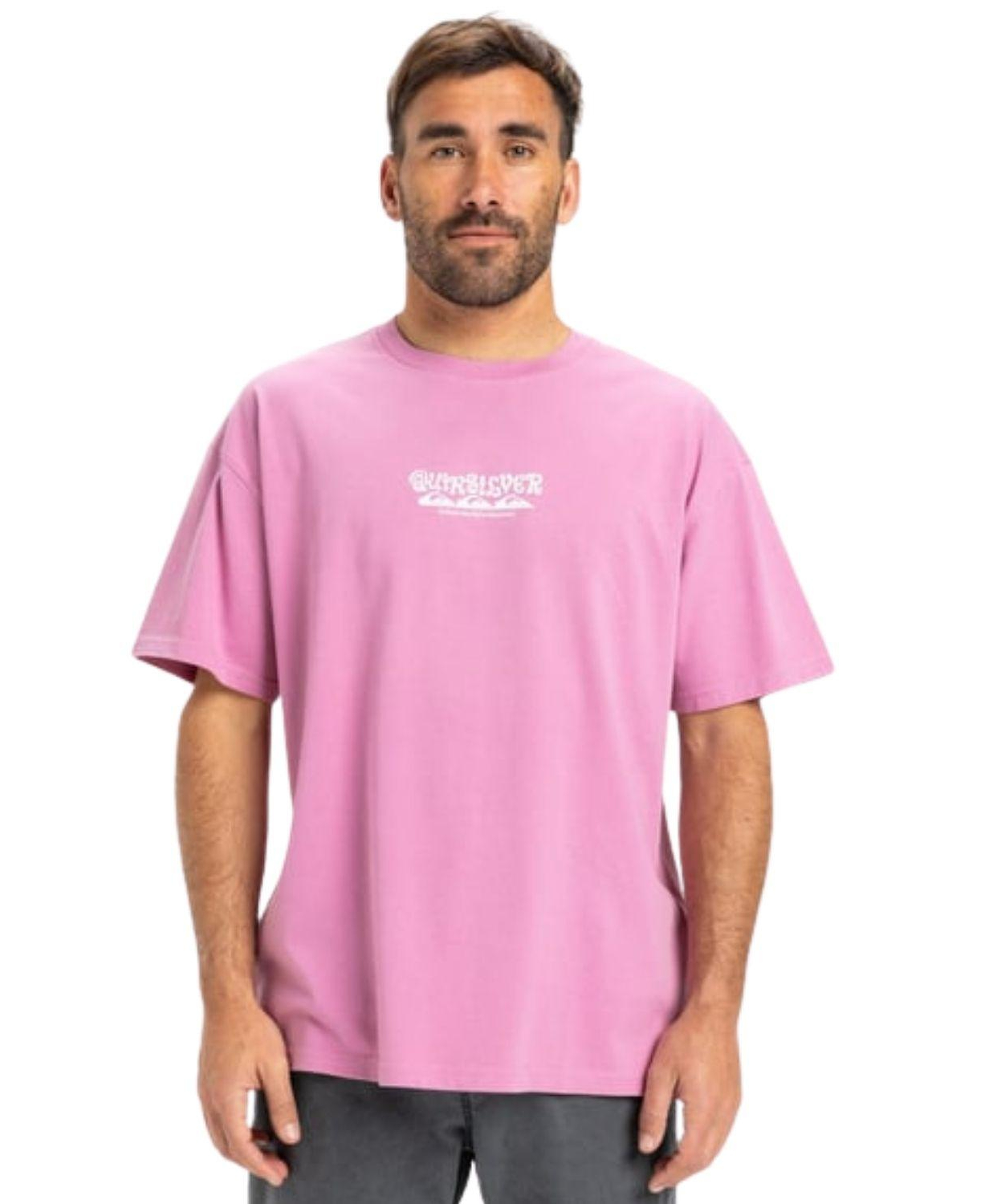 Quiksilver Hw Tree Connection Erkek Mor Tişört