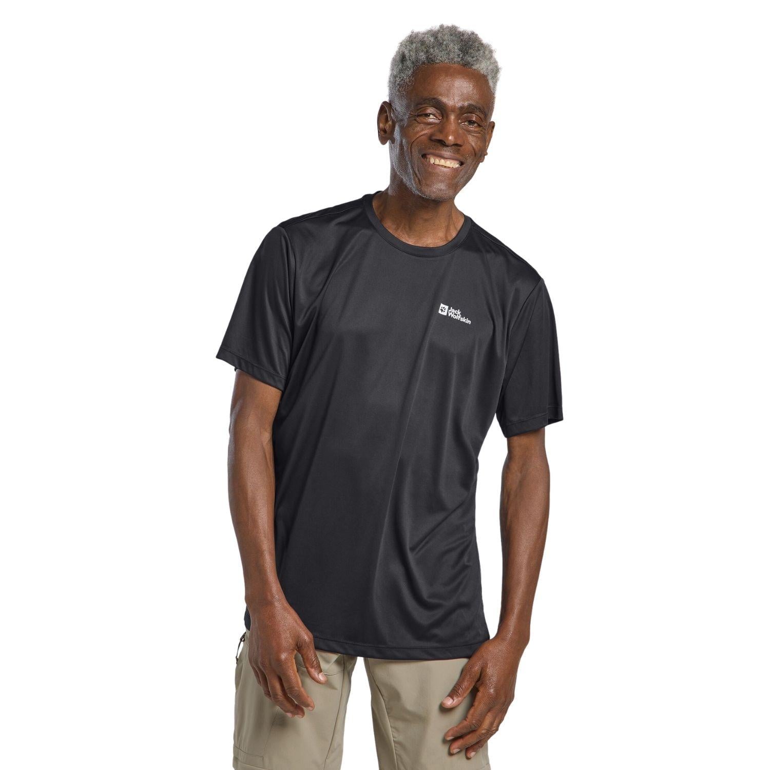 Jack Wolfskin Tech T Erkek Siyah Tişört