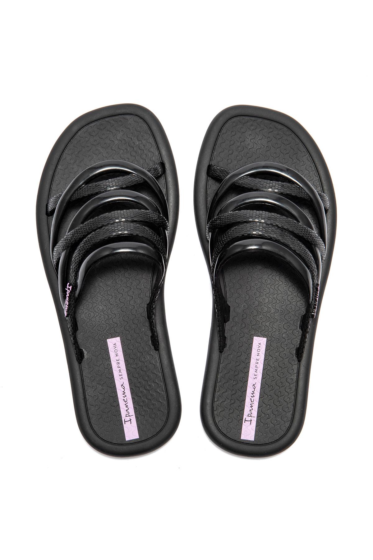 Meu Sol Slide Kadın Terlik Siyah 37/42