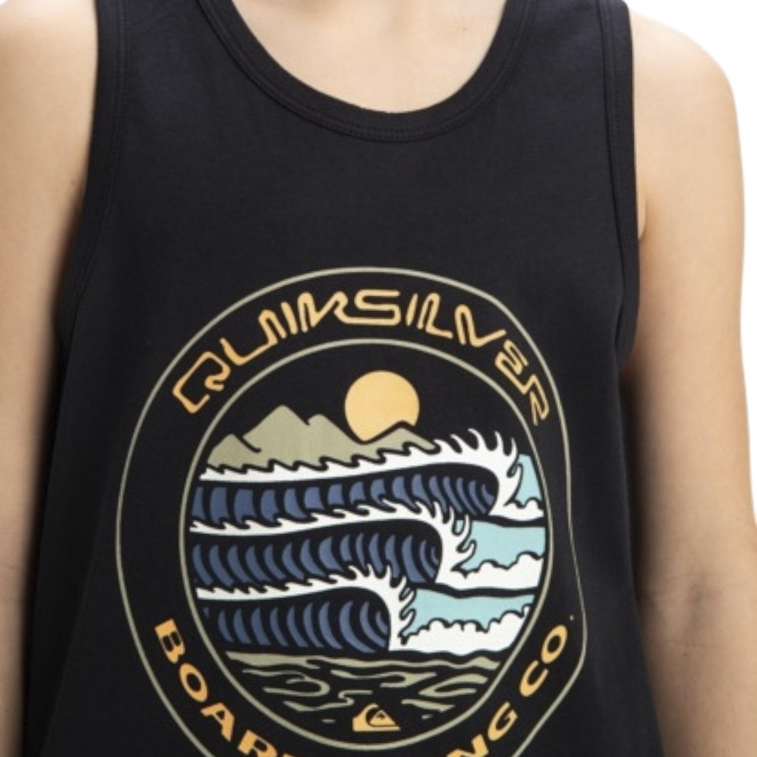 Quiksilver Ev Three Seas Tank Yth Erkek Çocuk Siyah Atlet