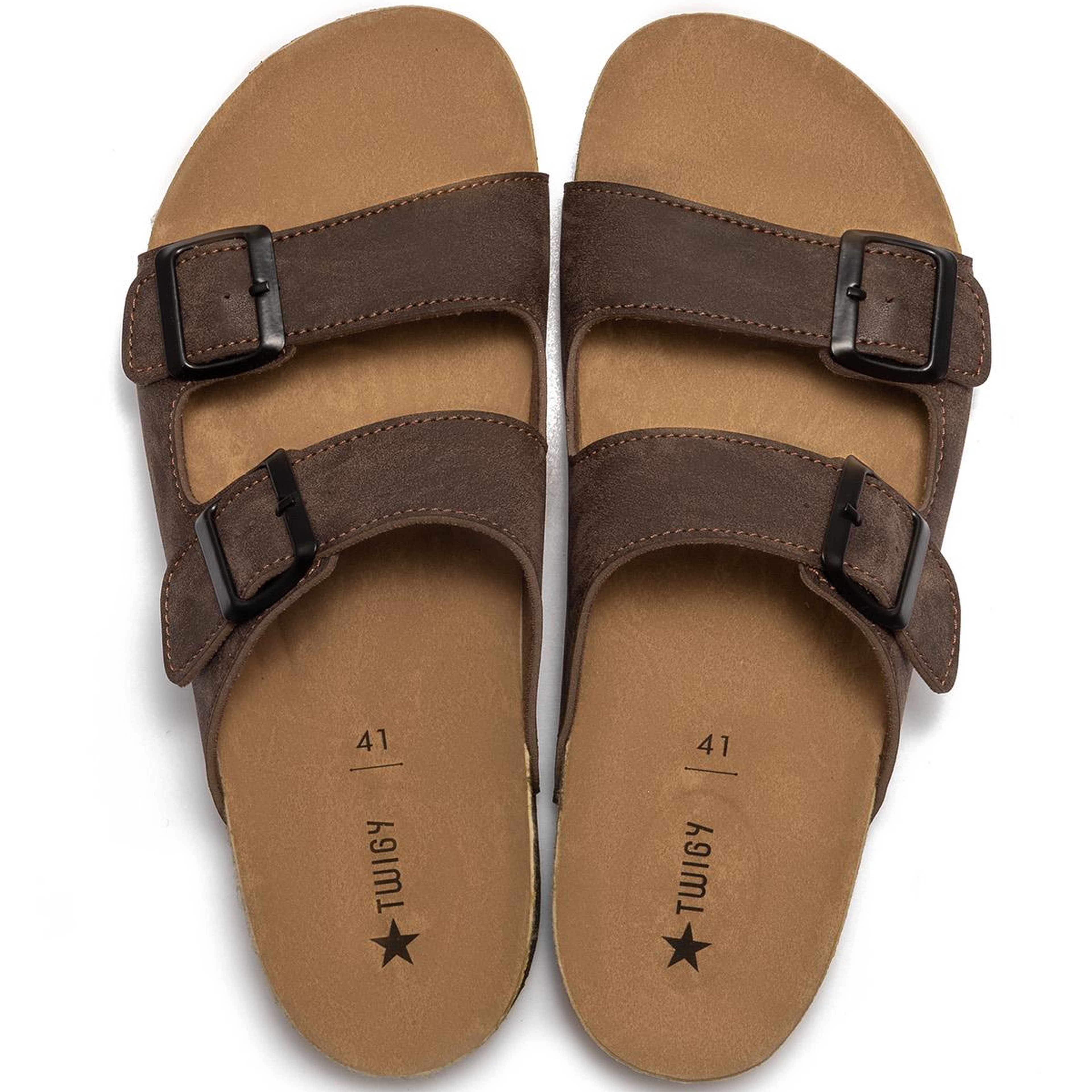 Leo Erkek Terlik Kahverengi 41/45