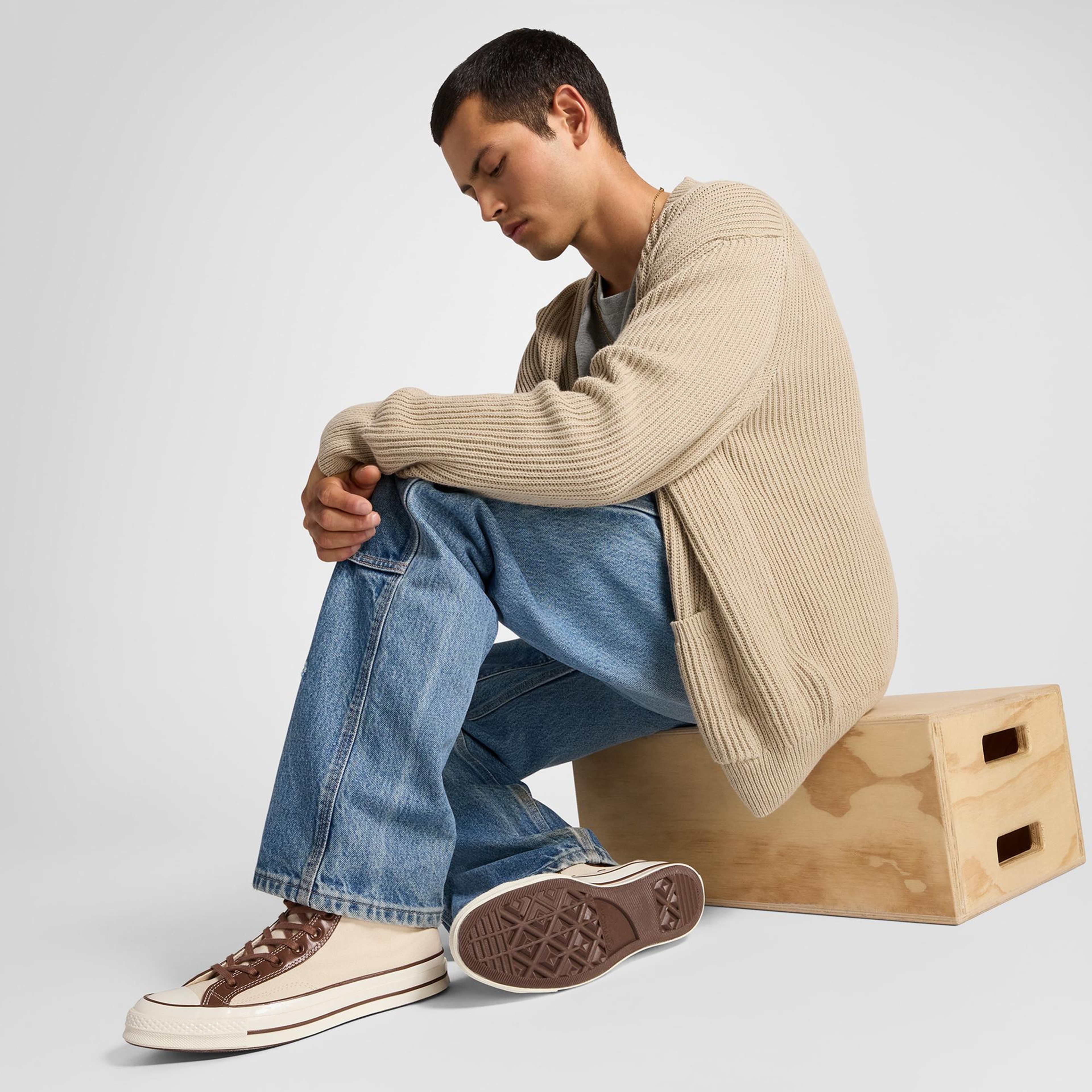 Converse Chuck 70 Unisex Krem Sneaker