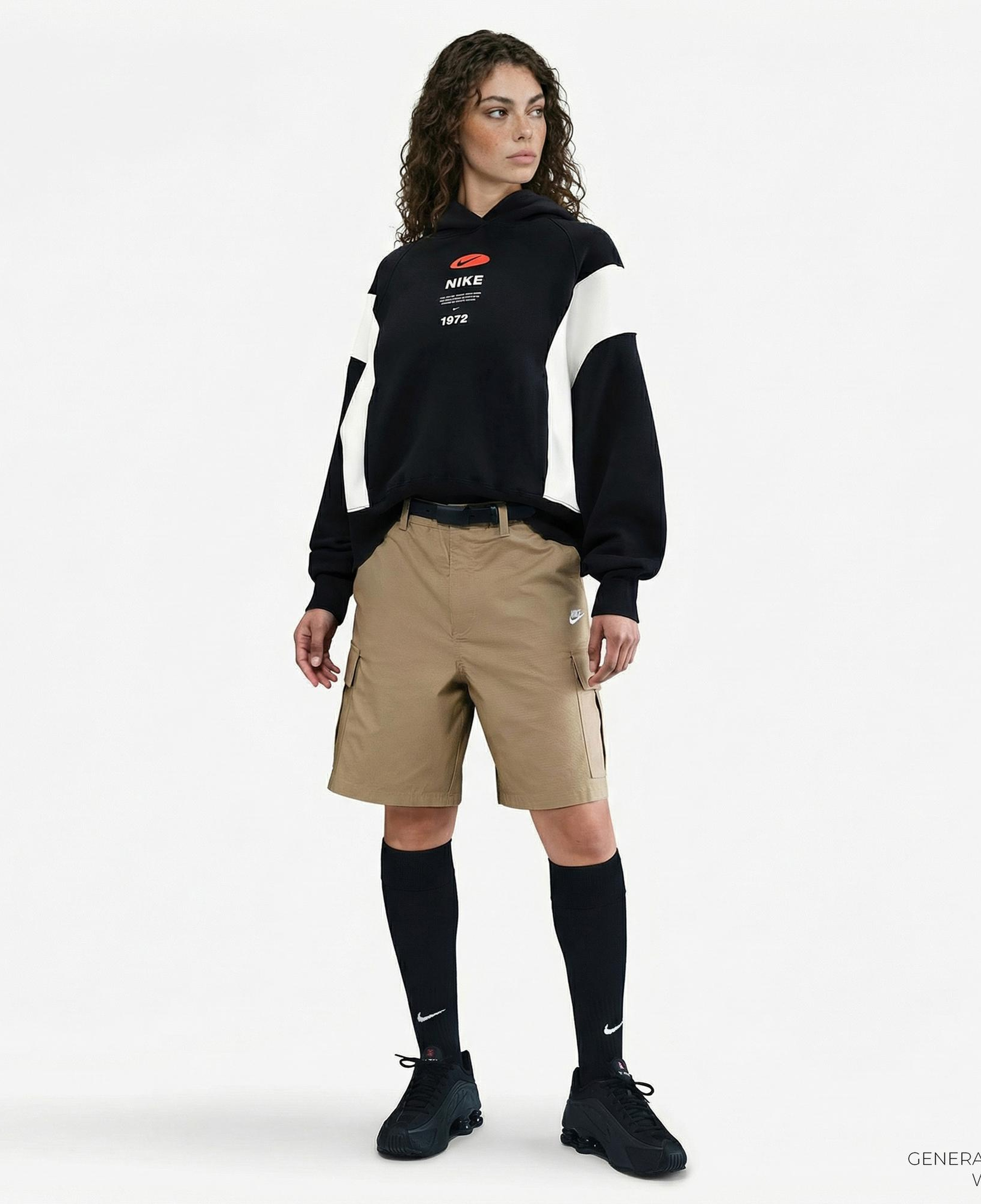 Nike Sportswear Phoenix Fleece Kadın Siyah Hoodie