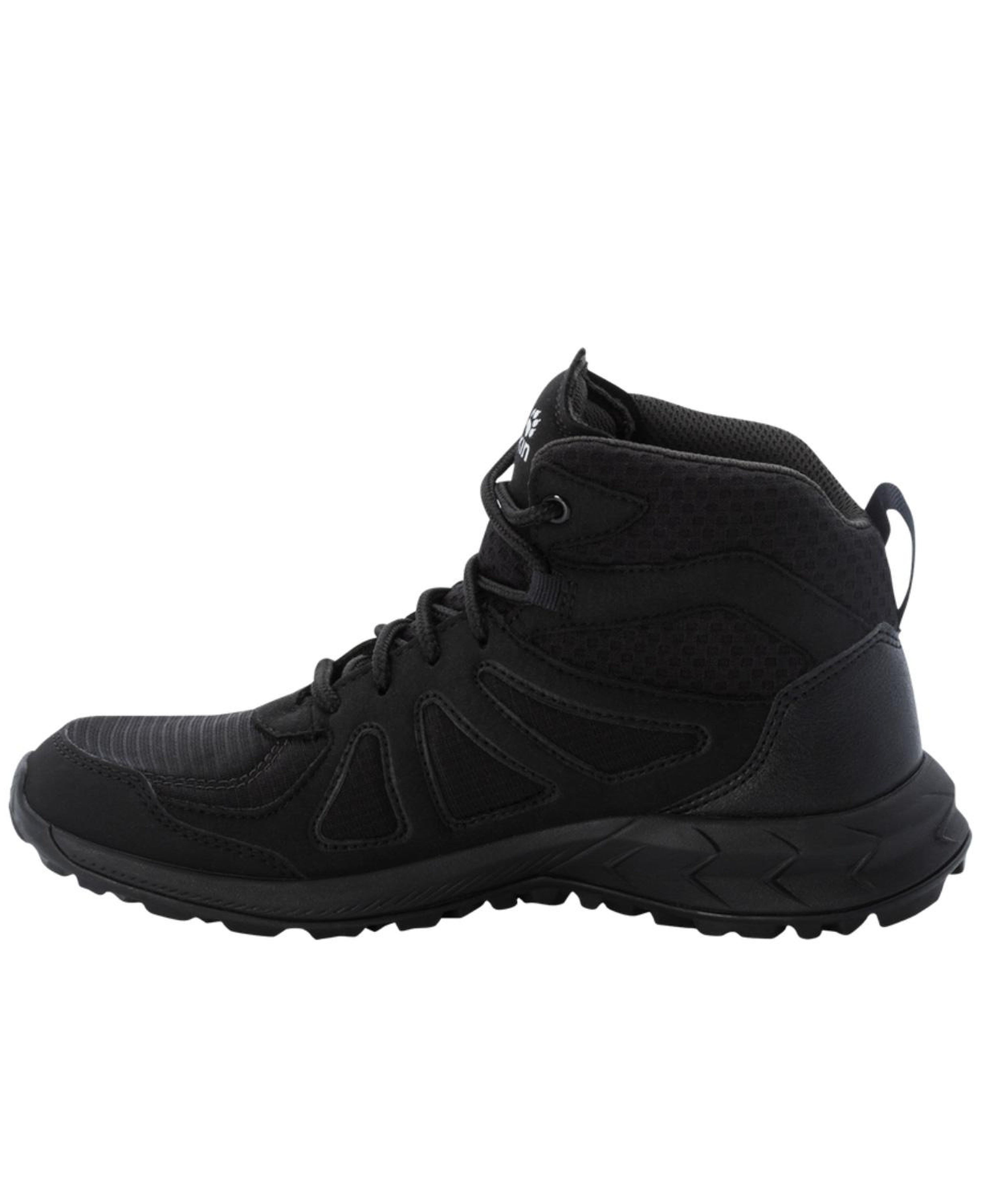 Jack Wolfskin Woodland 2 Texapore Mid Kadın Siyah Bot