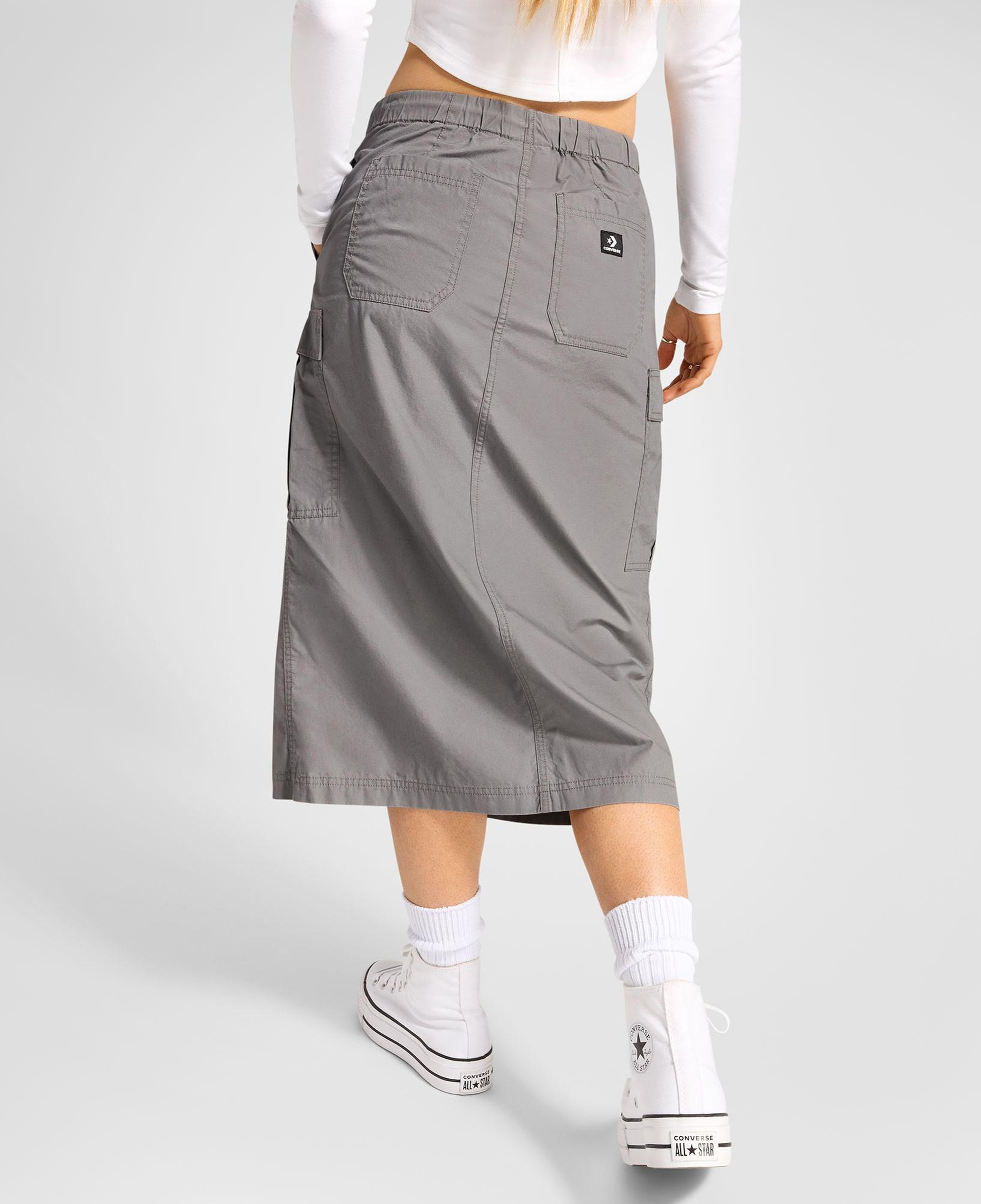 Converse Cargo Kadın Gri Etek