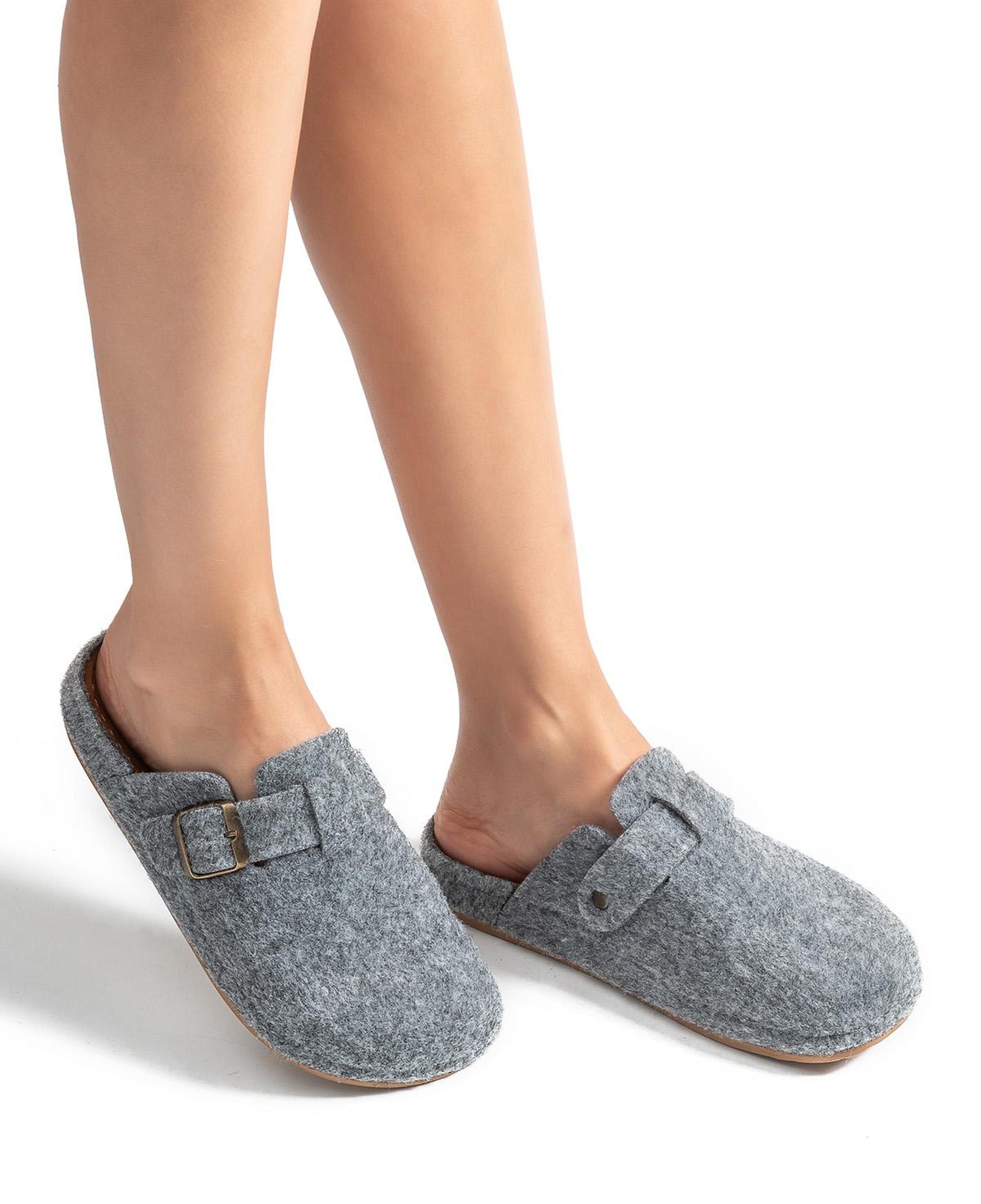 Tuana Kadın,Garson Boy Ev Terliği Füme 36/40