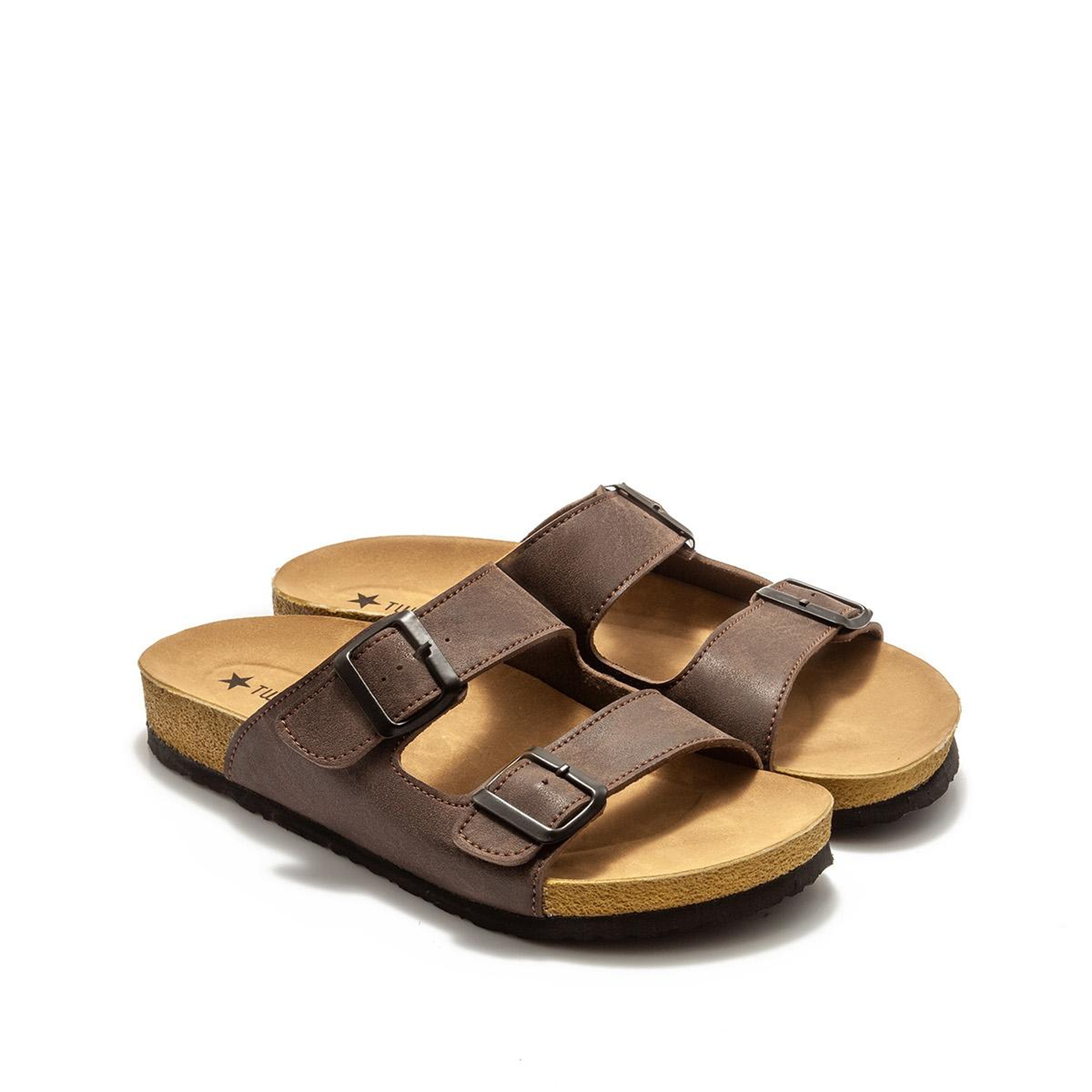 Leo Erkek Terlik Kahverengi 41/45