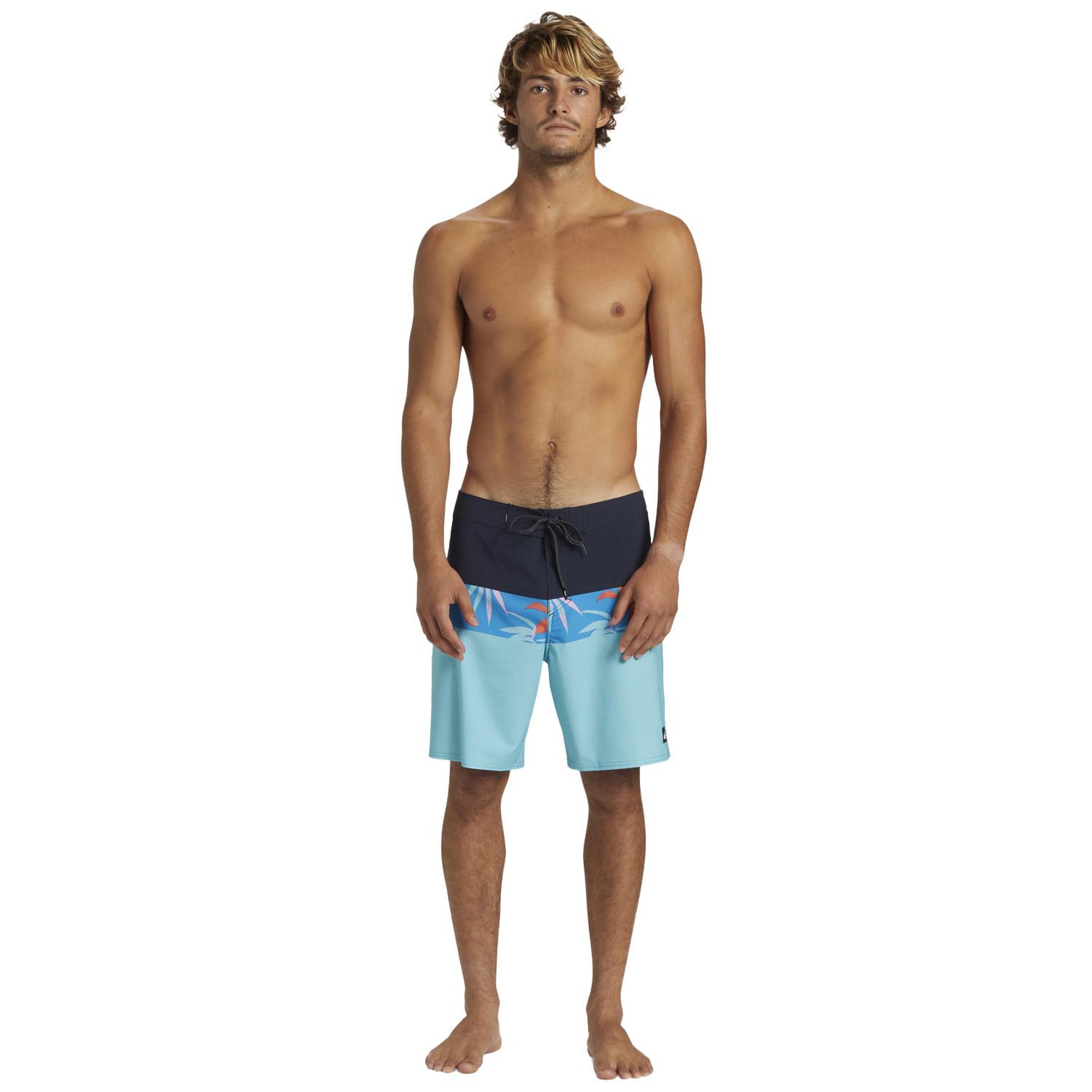 Quiksilver Surfsilk Panel 18 Erkek Mavi Boardshort