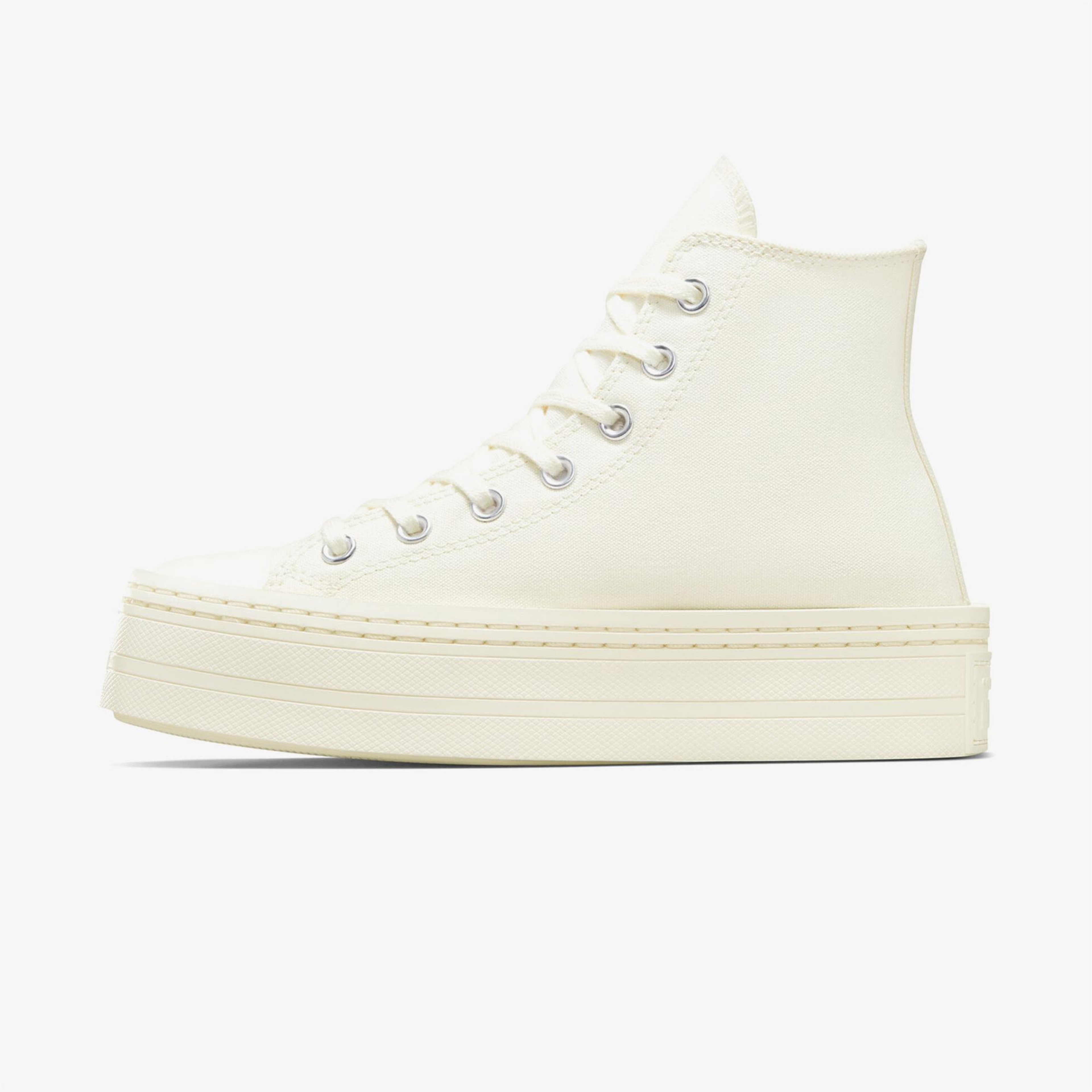Converse Chuck Taylor All Star Modern Lift Unisex Krem Platform Sneaker