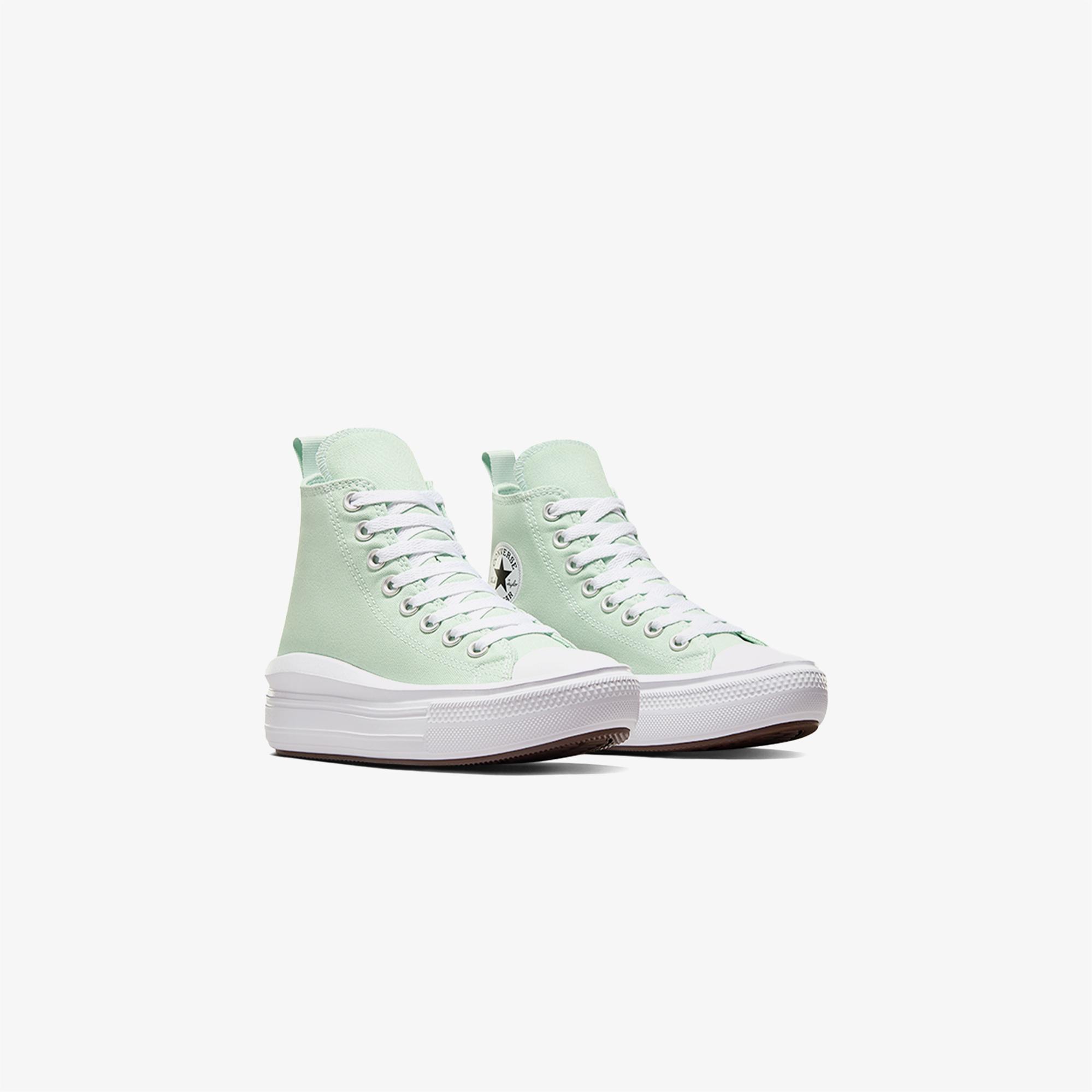 Converse Chuck Taylor All Star Move Platform Çocuk Yeşil Sneaker