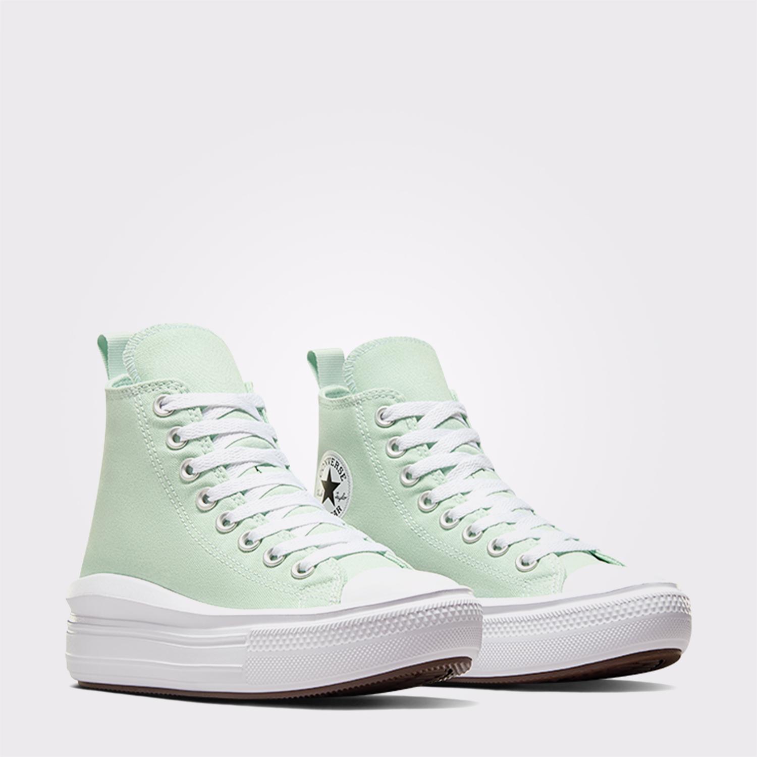 Converse Chuck Taylor All Star Move Platform Çocuk Yeşil Sneaker