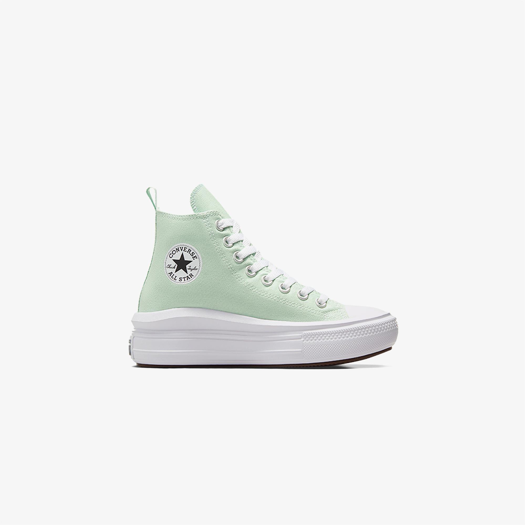 Converse Chuck Taylor All Star Move Platform Çocuk Yeşil Sneaker