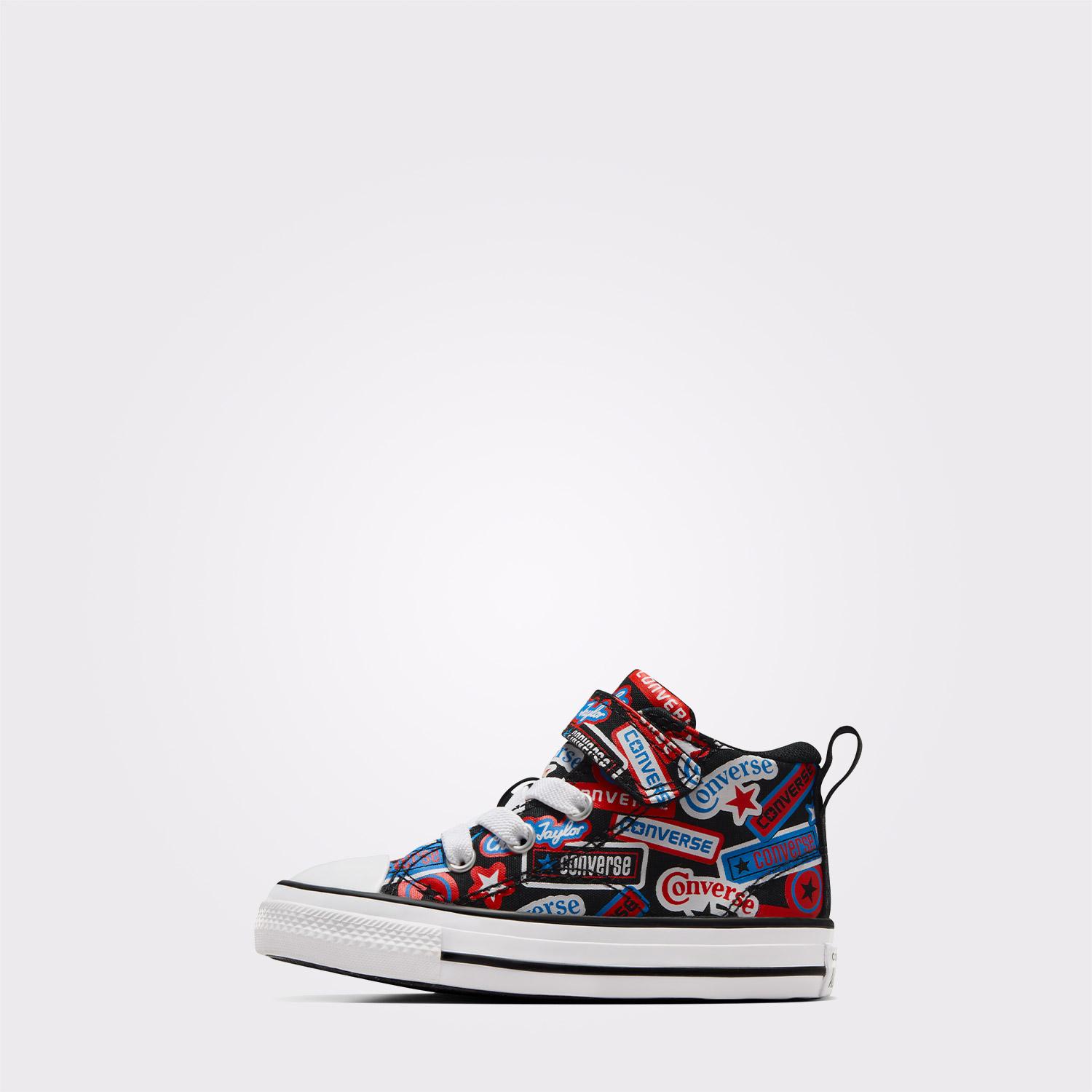 Converse Chuck Taylor All Star Malden Street Stickers Çocuk Siyah Sneaker