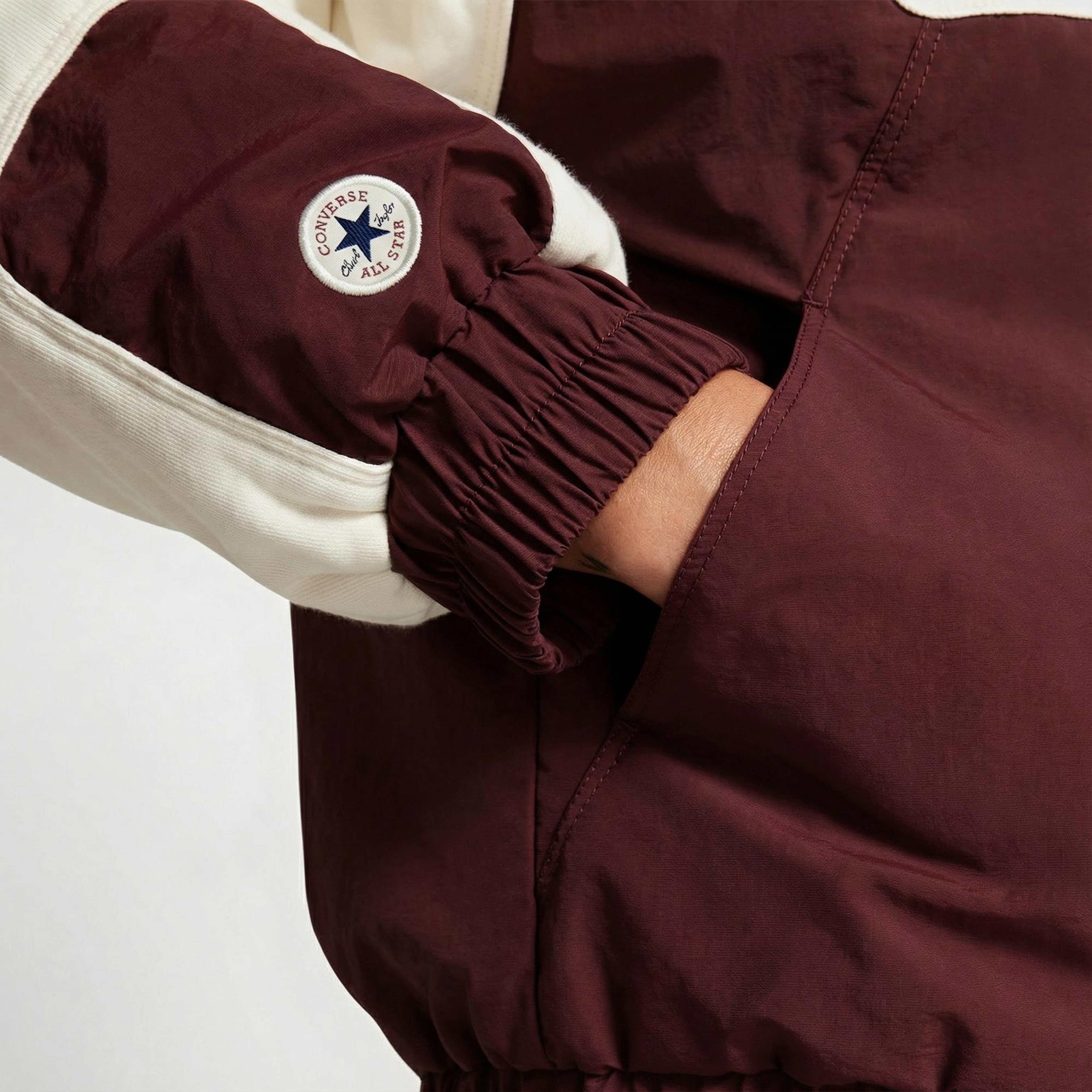 Converse Star Sprinter Kadın Renk Bloklu Beyaz Ceket