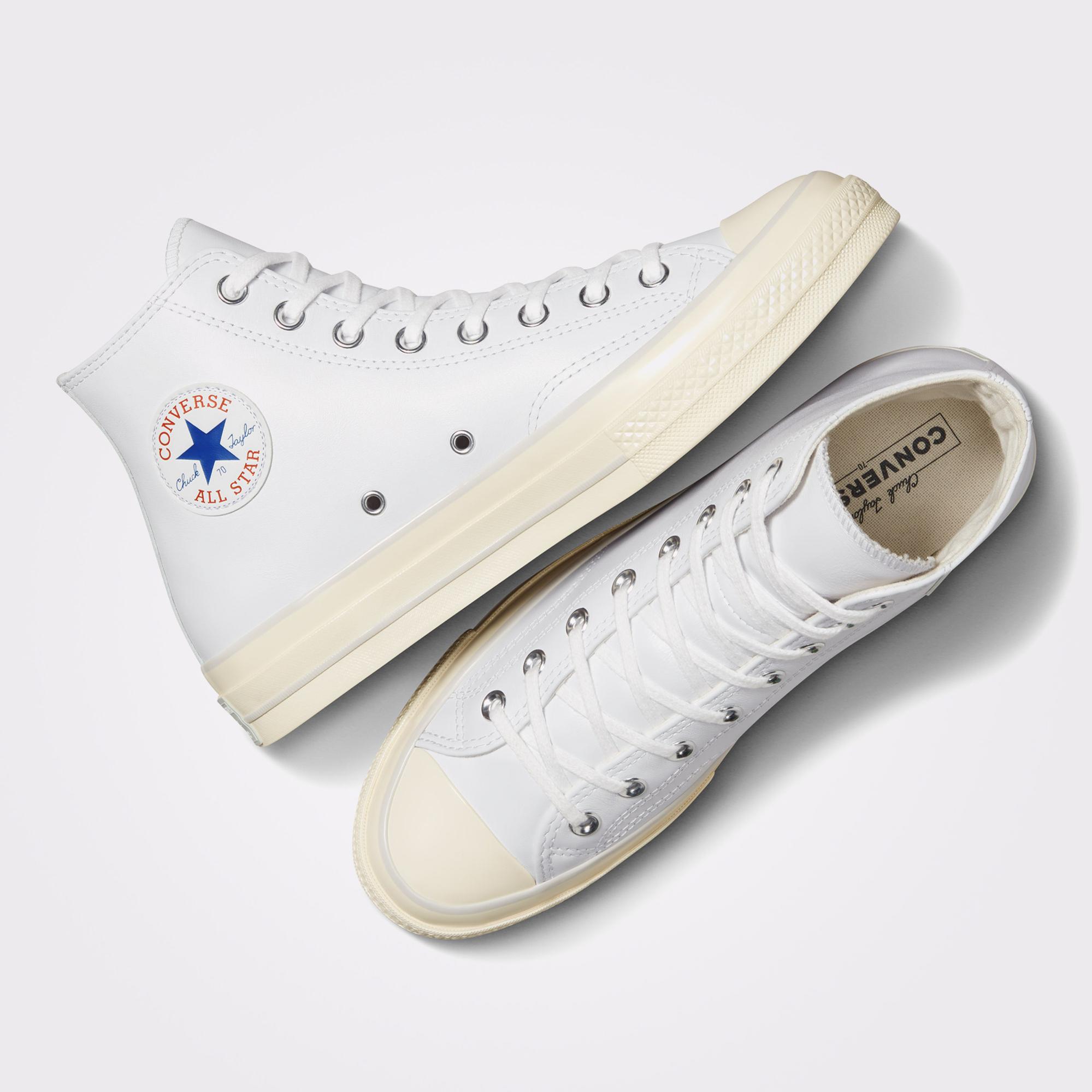 Converse Chuck 70 Leather Unisex Beyaz Sneaker