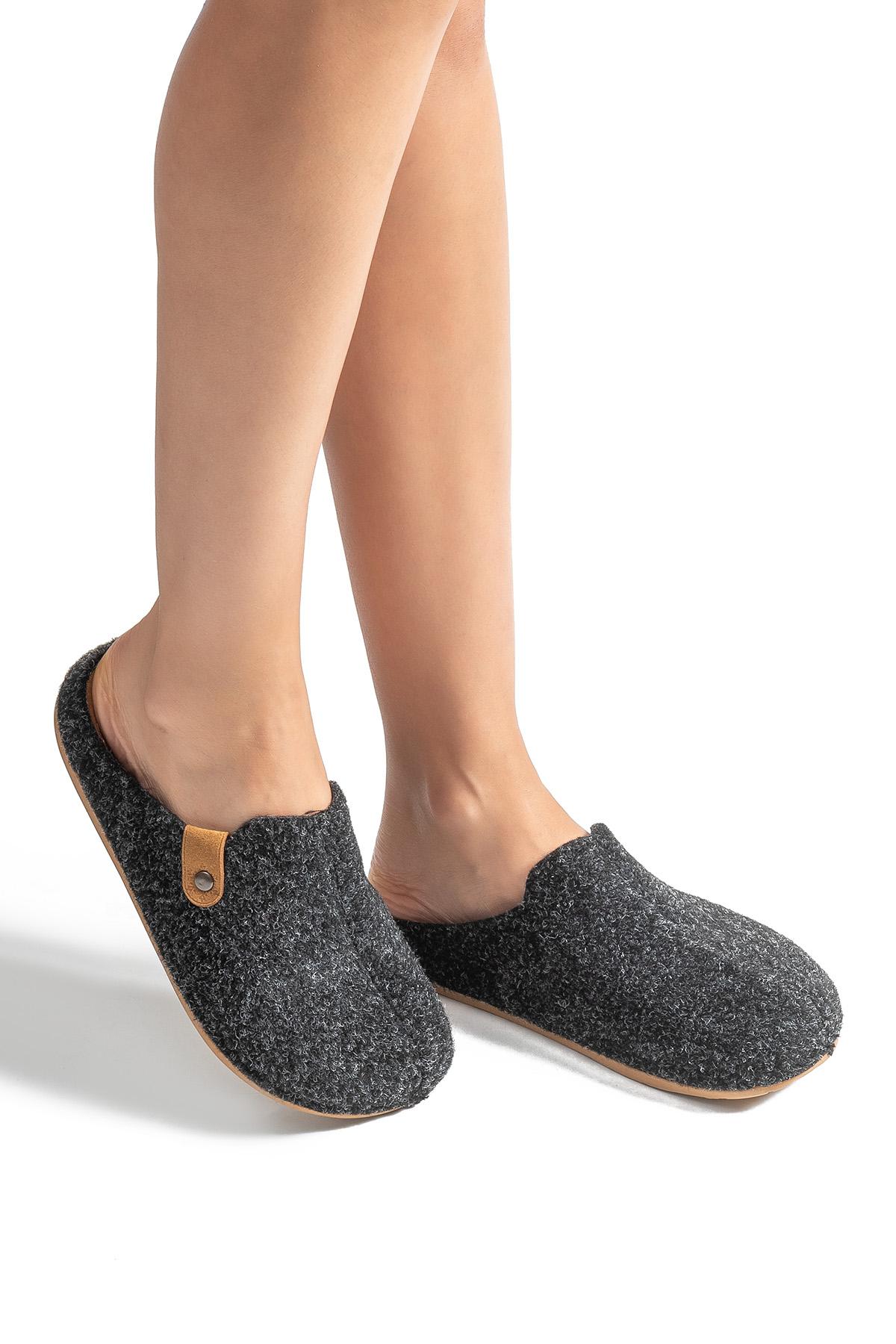 Teina Kadın,Garson Boy Ev Terliği Siyah 36/40