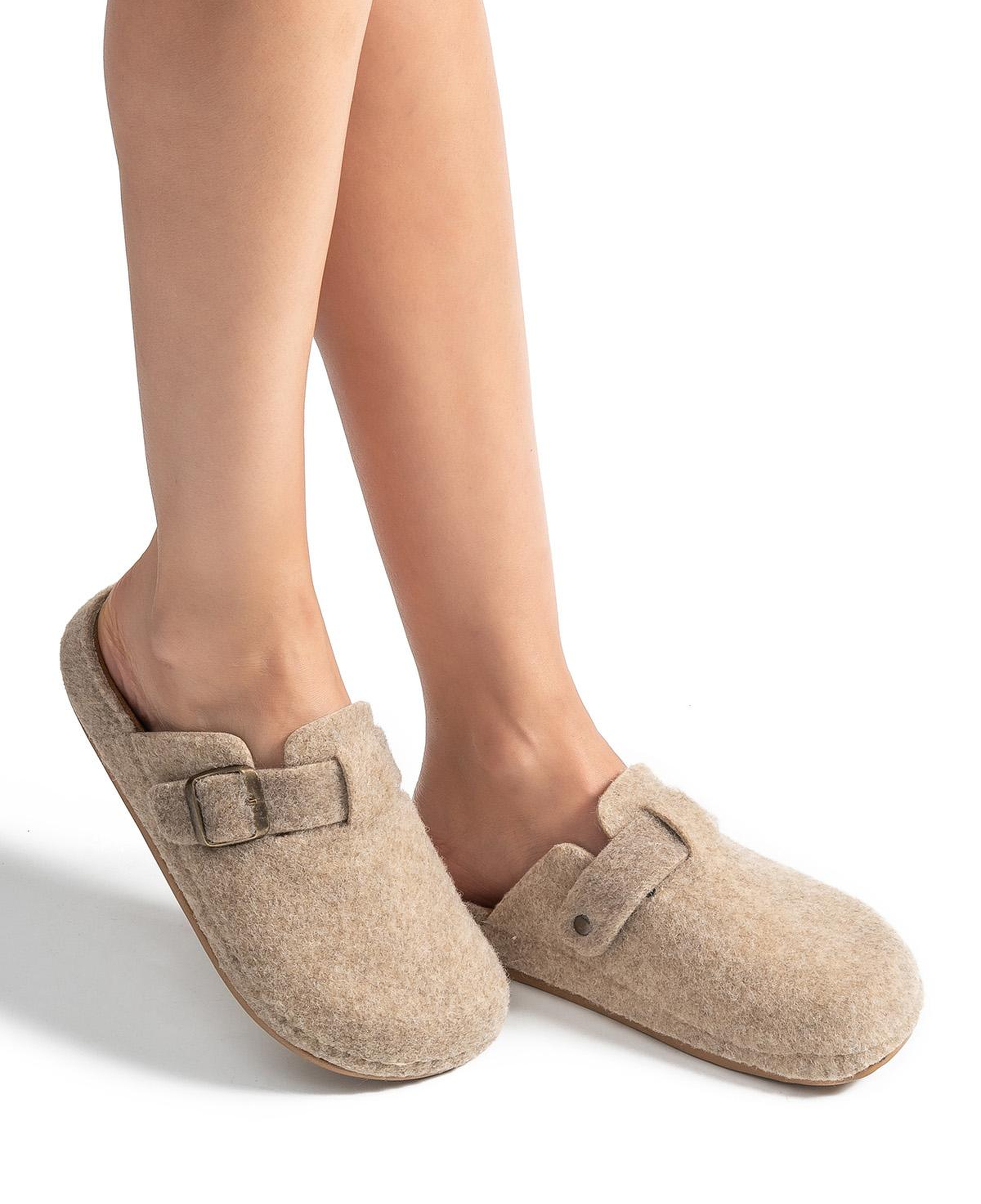 Tuana Kadın,Garson Boy Ev Terliği Bej 36/40