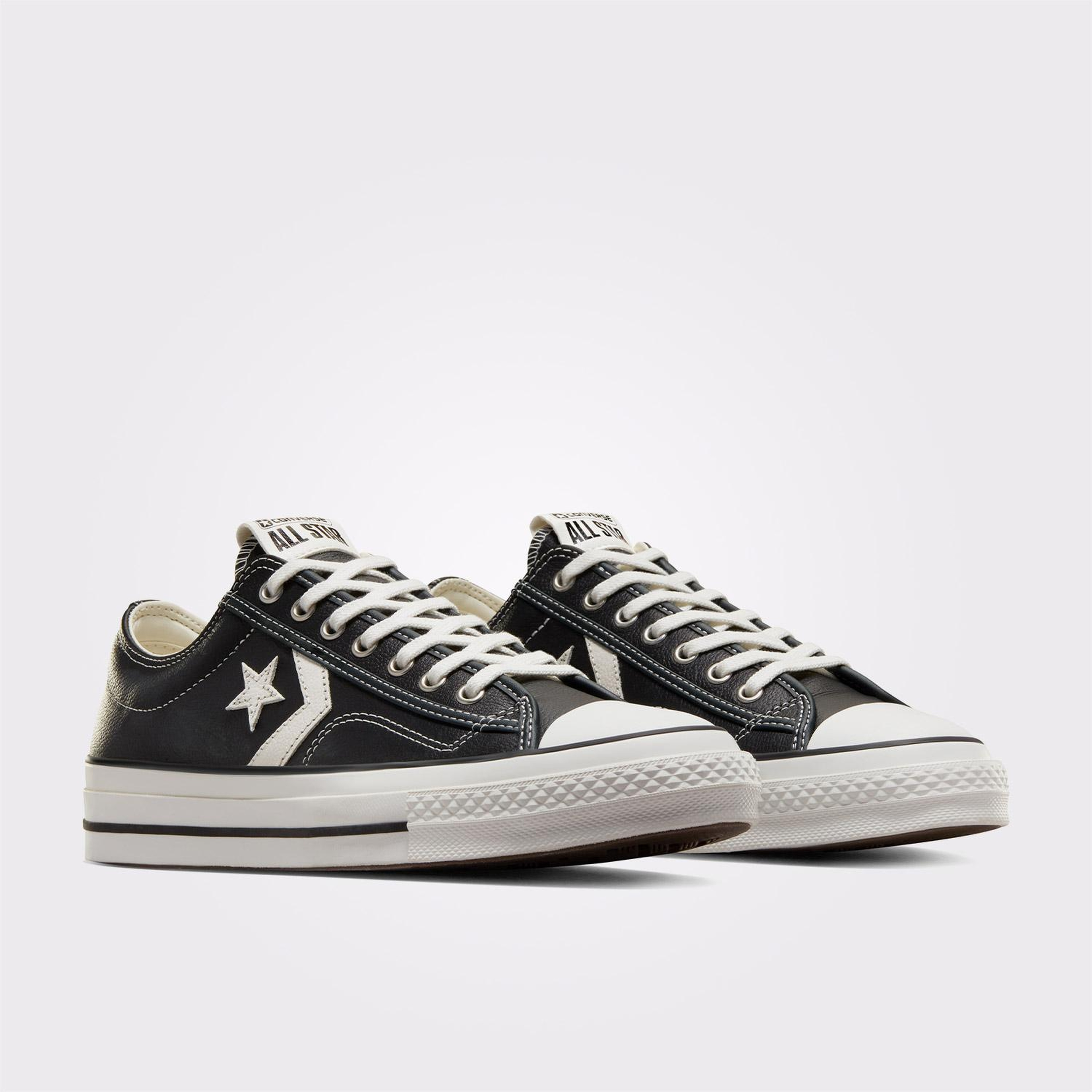 Converse Star Player 76 Fall Unisex Siyah Deri Sneaker