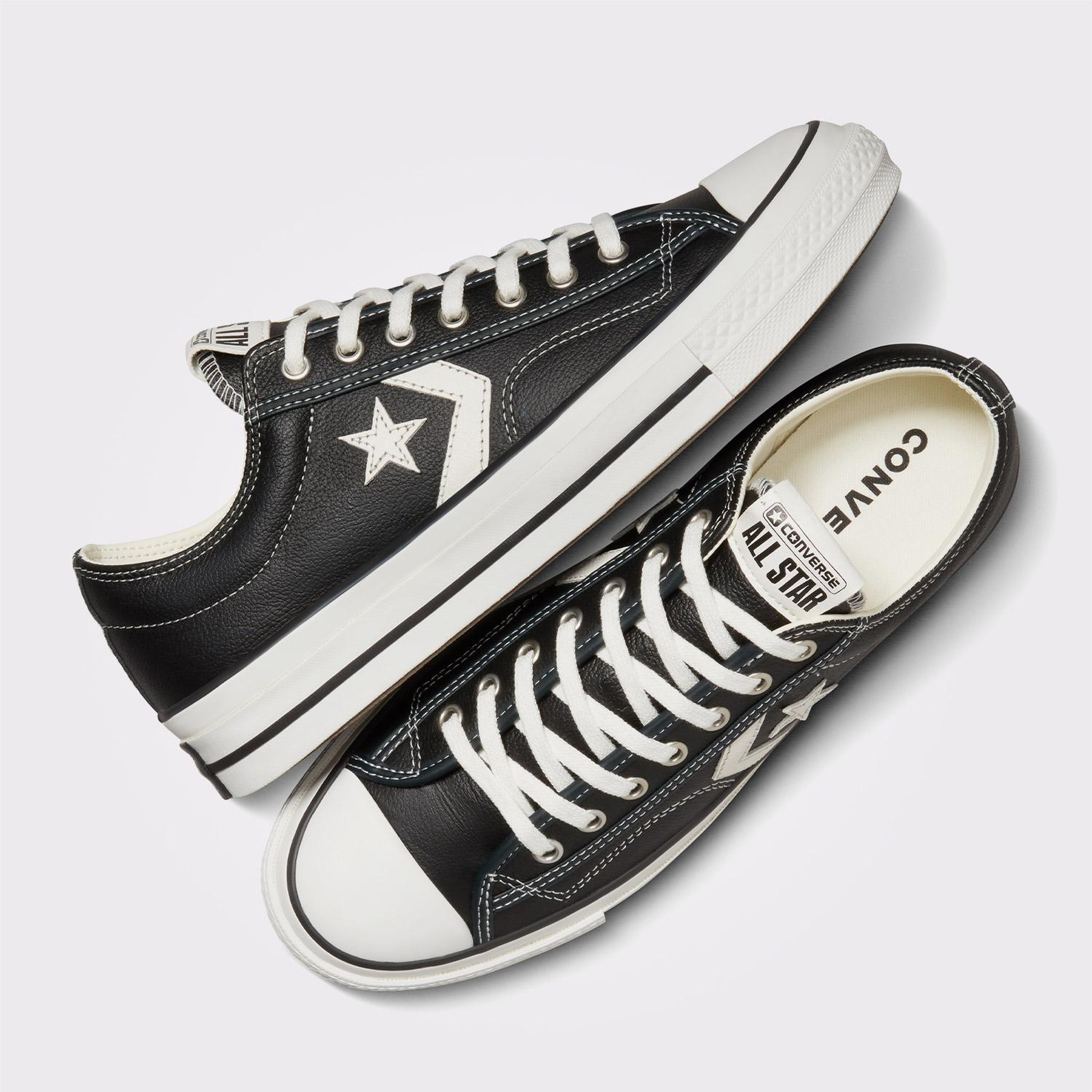 Converse Star Player 76 Fall Unisex Siyah Deri Sneaker