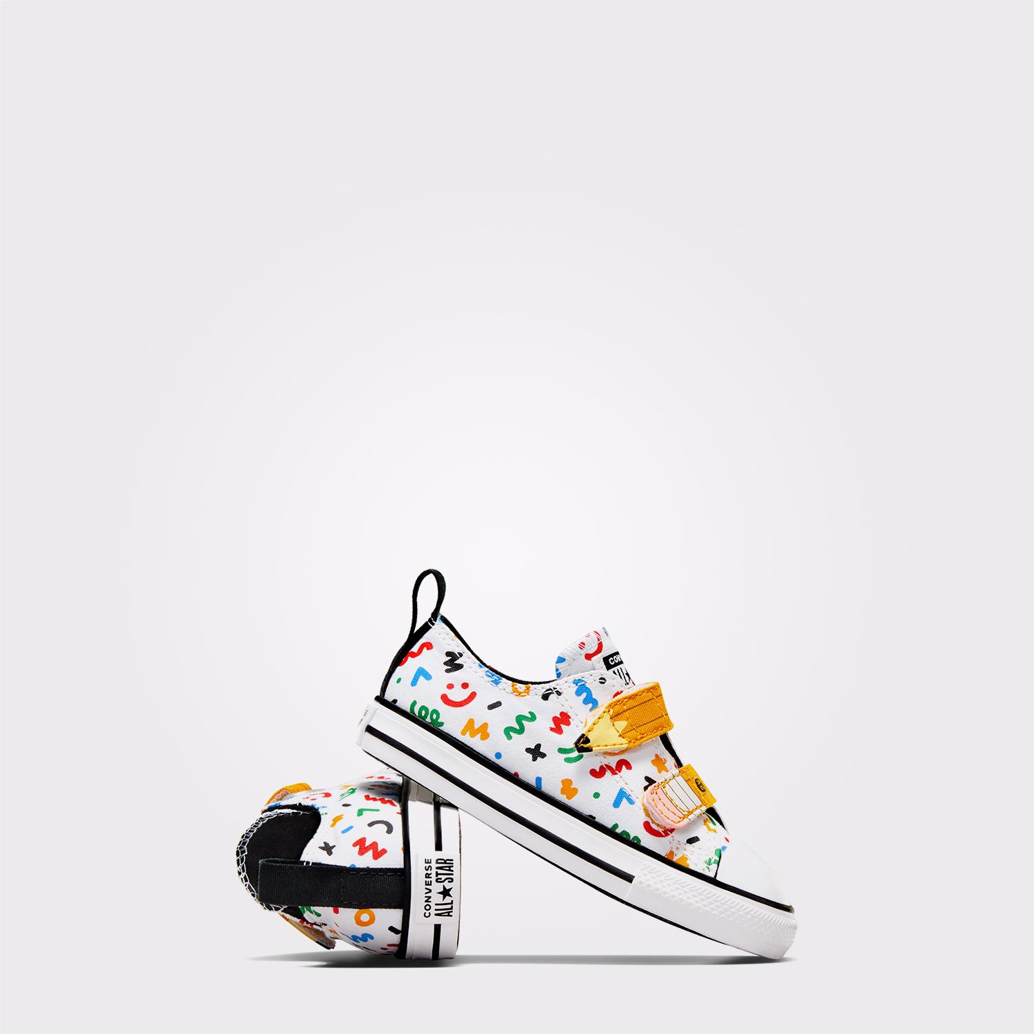 Converse Chuck Taylor All Star Doodles Çocuk Beyaz Sneaker