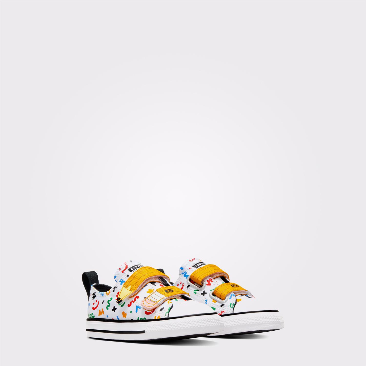 Converse Chuck Taylor All Star Doodles Çocuk Beyaz Sneaker