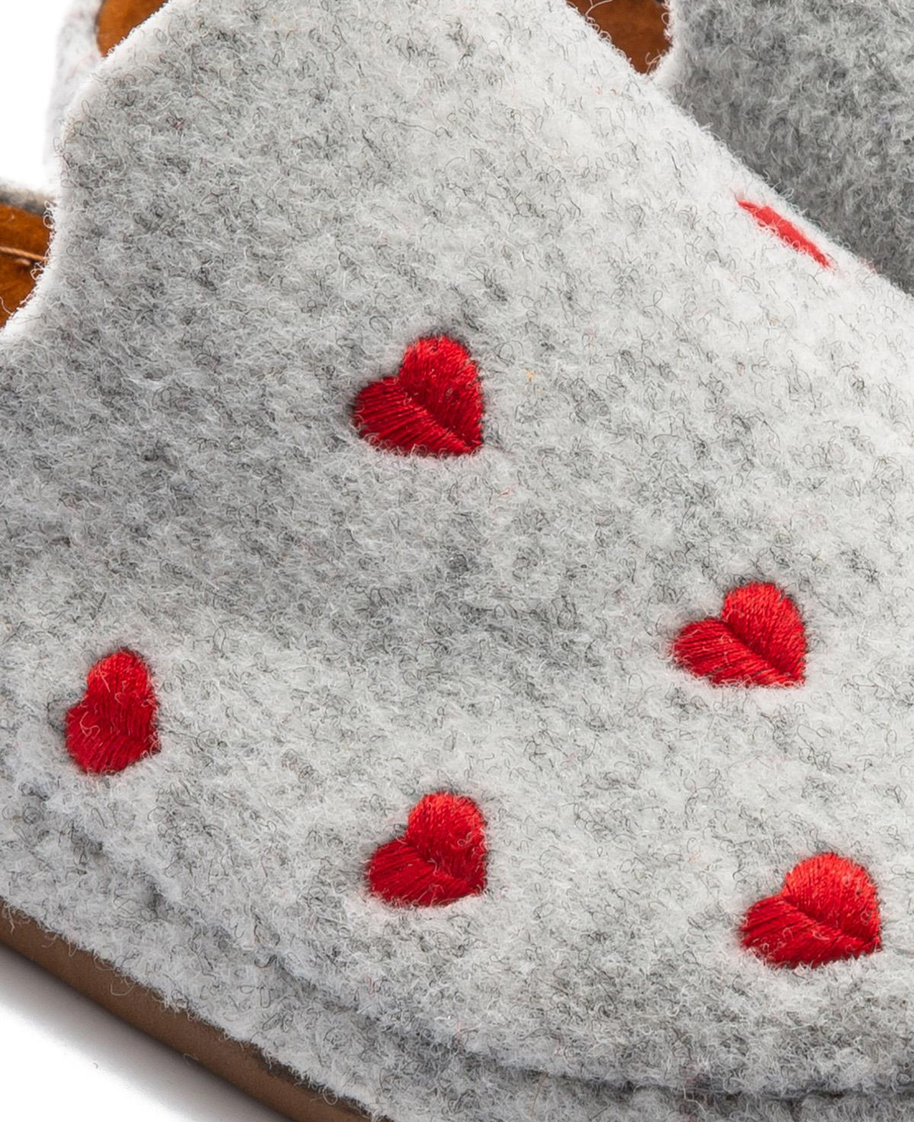 Buket Çocuk Ev Terliği Gri 30/35