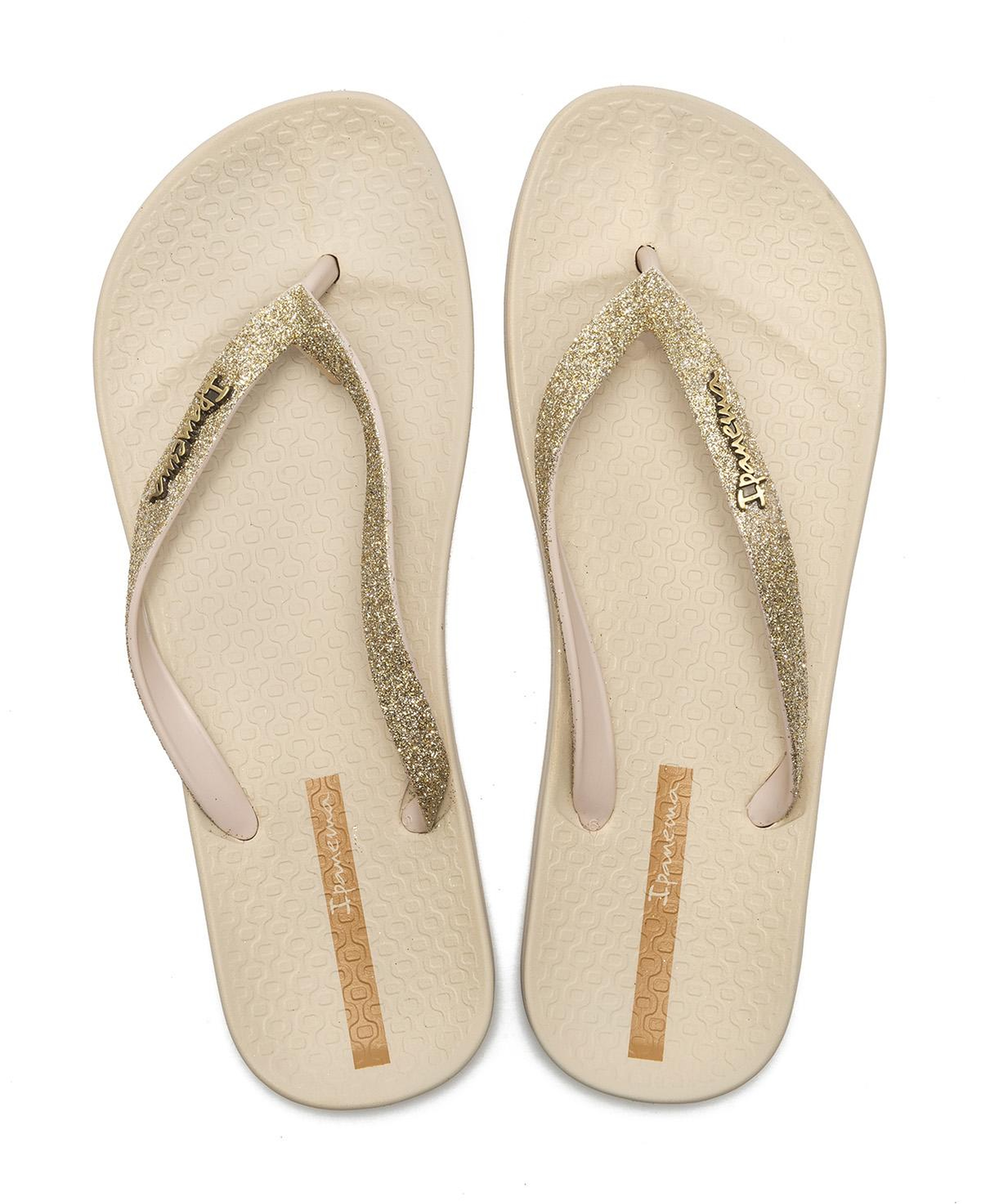 Anatomik Lolita Fem Kadın Parmak Arası Terlik Bej 35/42