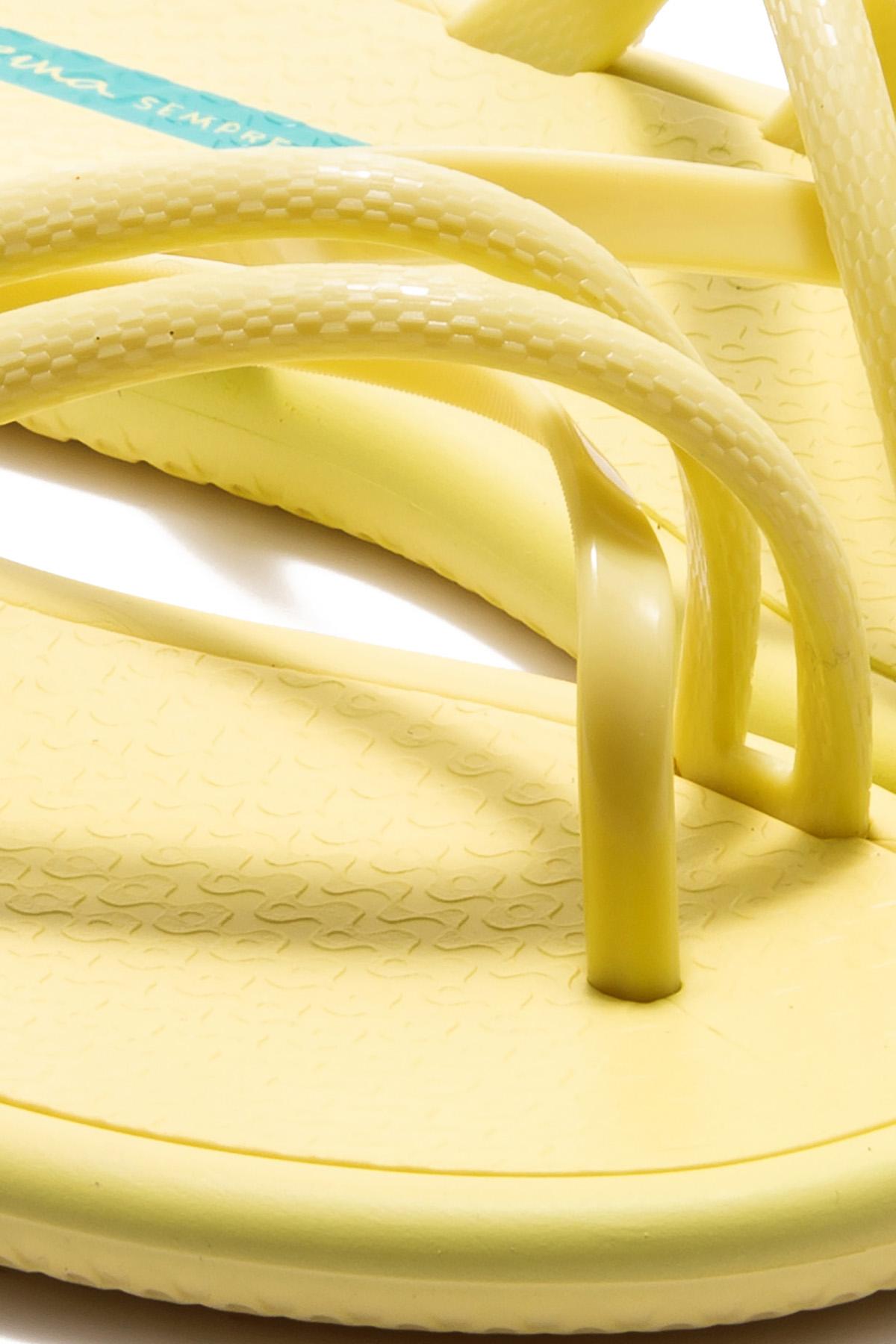 Meu Sol Rasteria Kadın Parmak Arası Terlik Sarı 37/42