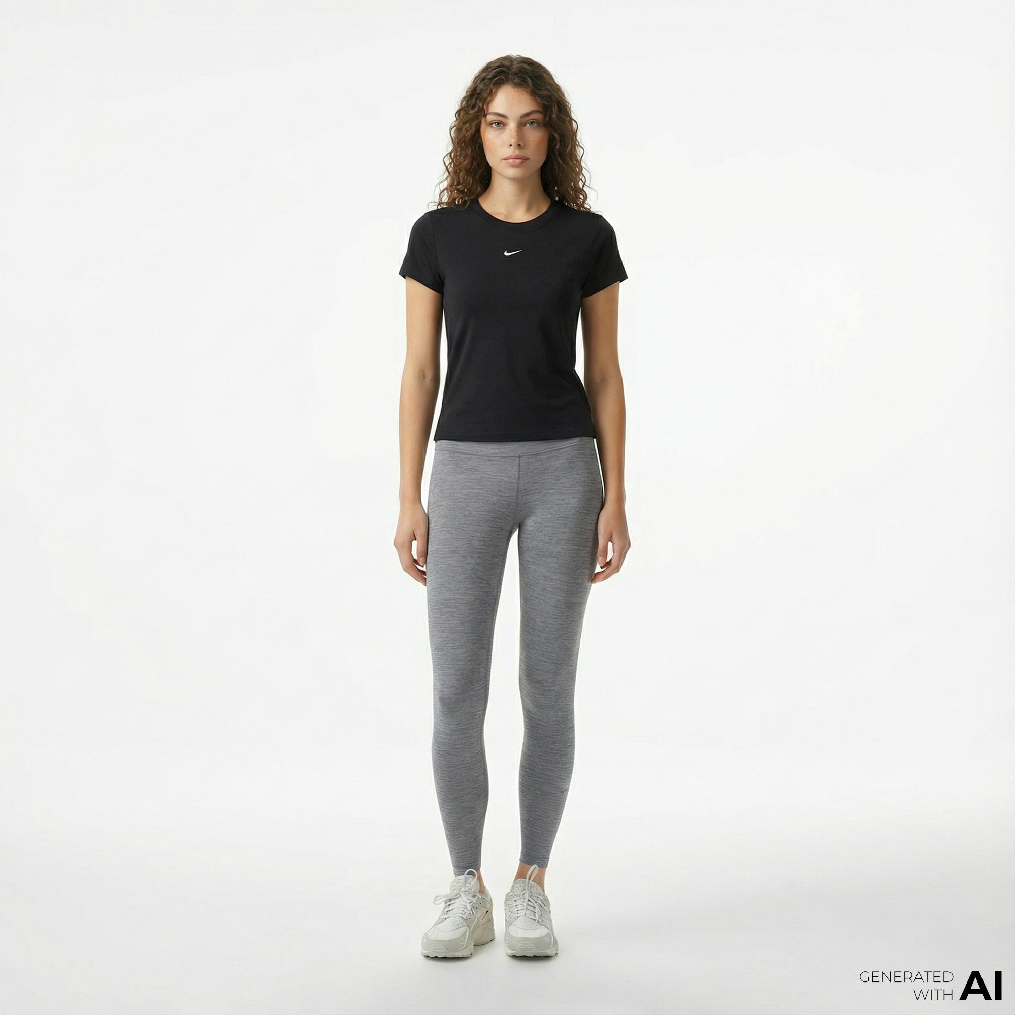 Nike Dri-Fit One Kadın Gri Tayt