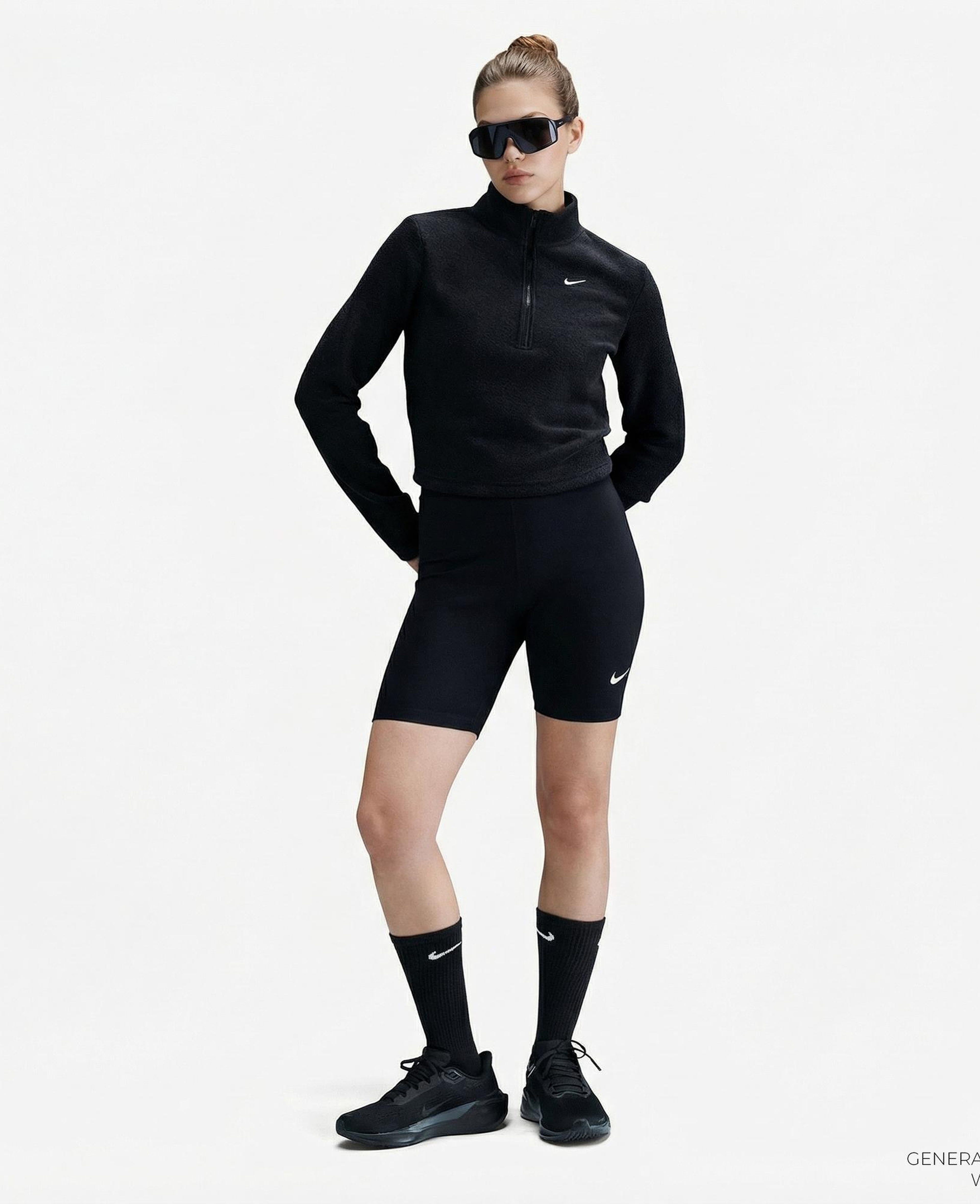 Nike Sportswear Phoenix Plush Kadın Siyah Sweatshirt