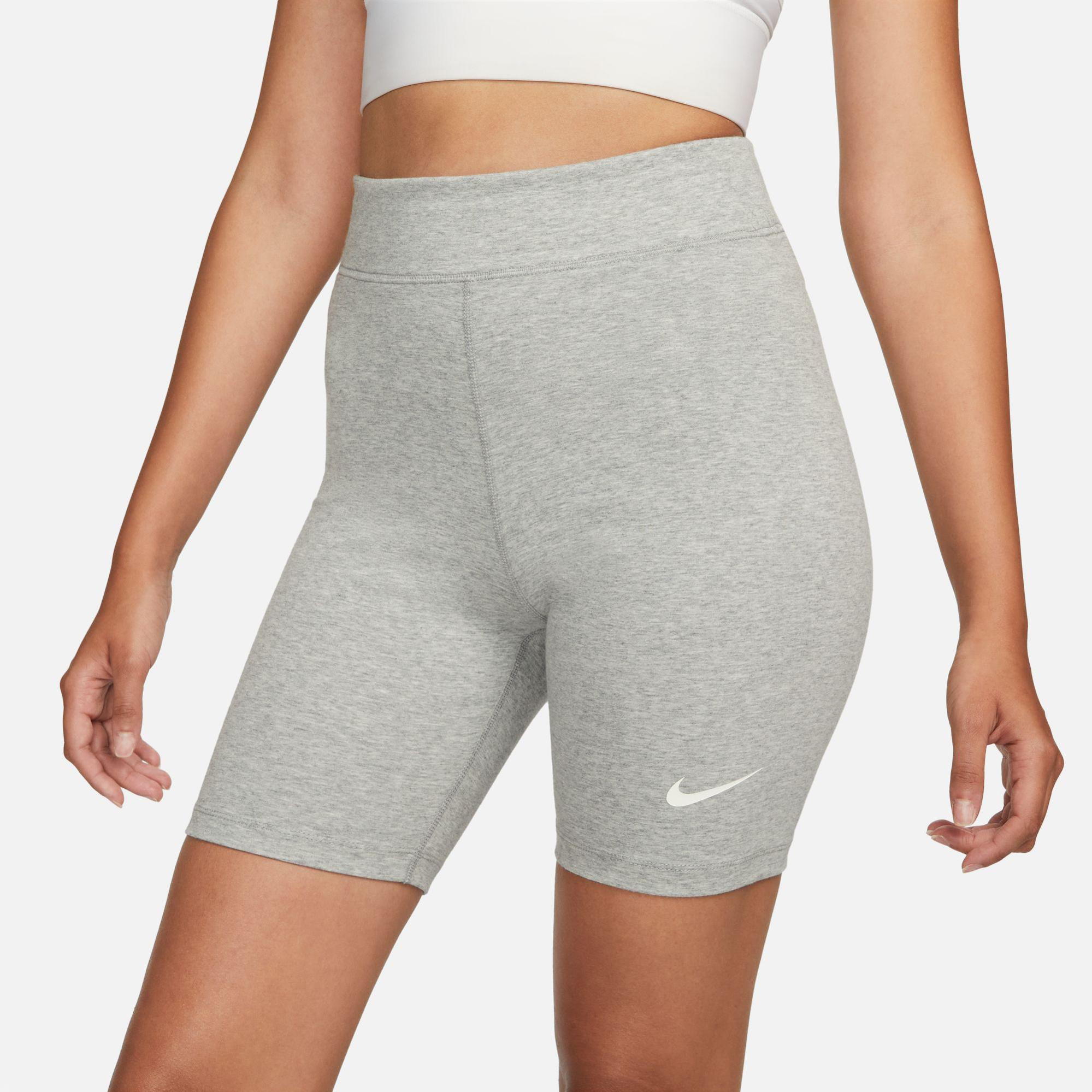 Nike Sportswear Classic High Rise 20 cm Short Kadın Gri Tayt