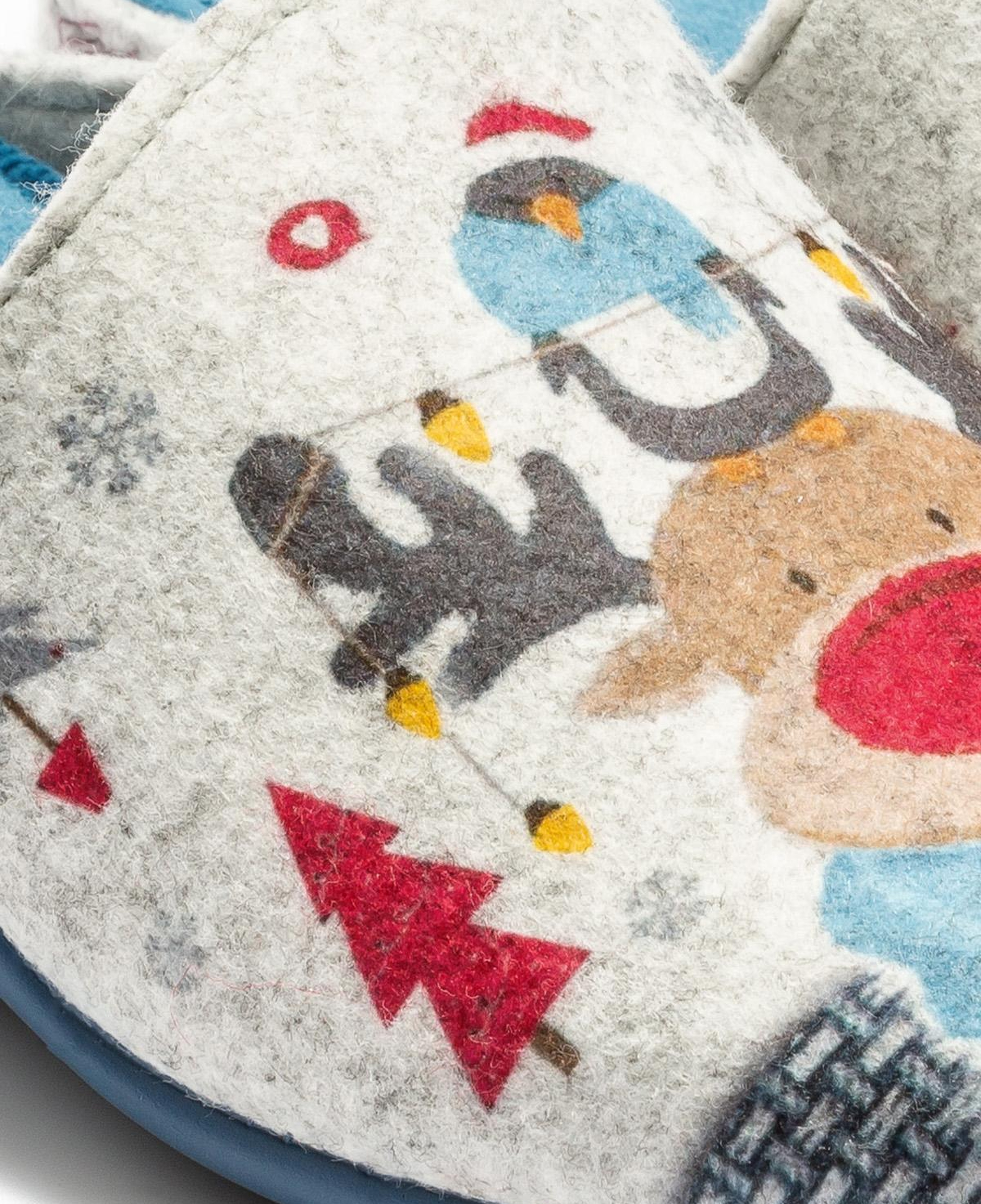 Geyik Kadın Ev Terliği Mavi 36/41