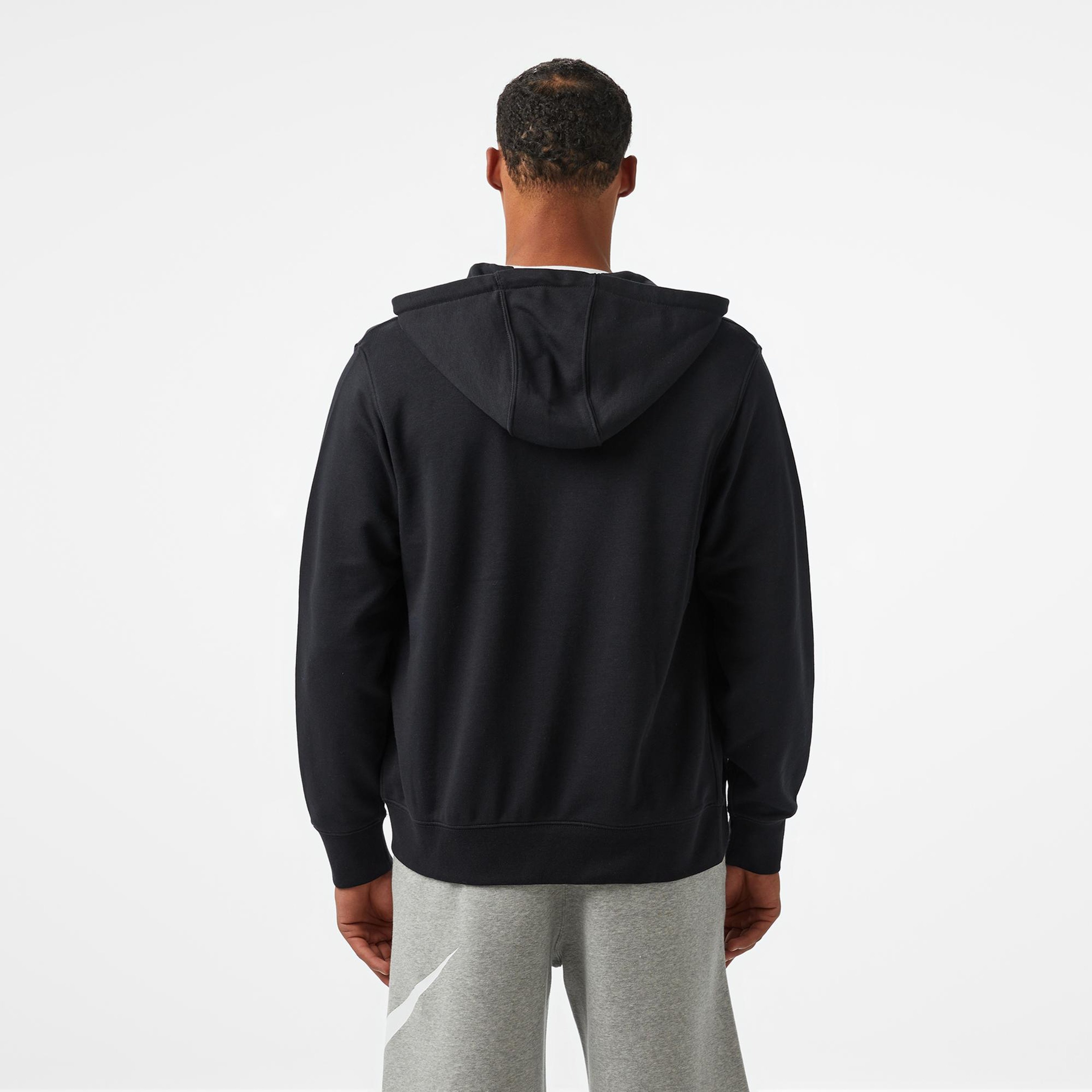 Nike Club Fleece Erkek Siyah Hoodie
