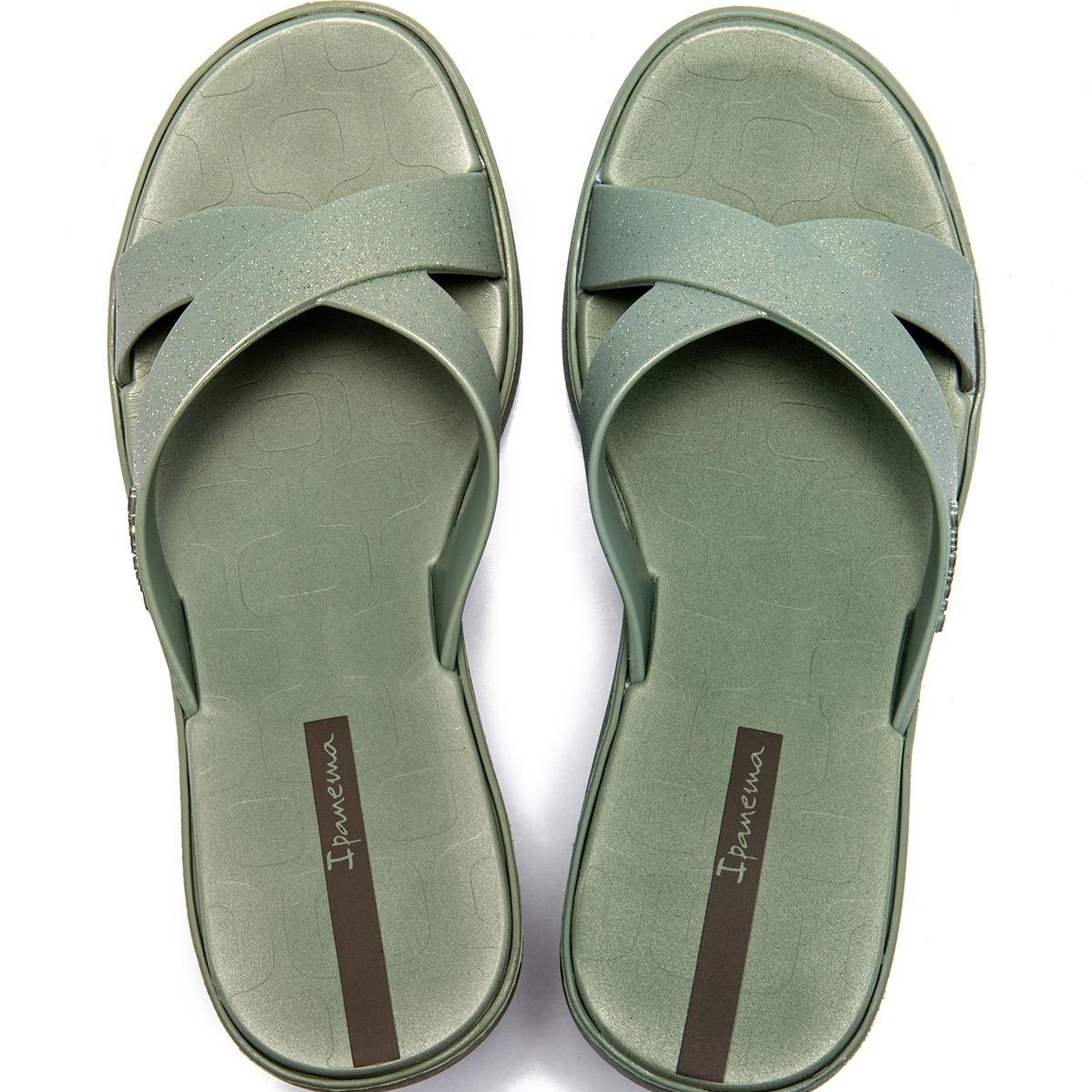 High Fashion Slide Topuklu Kadın Terlik Yeşil 35/40