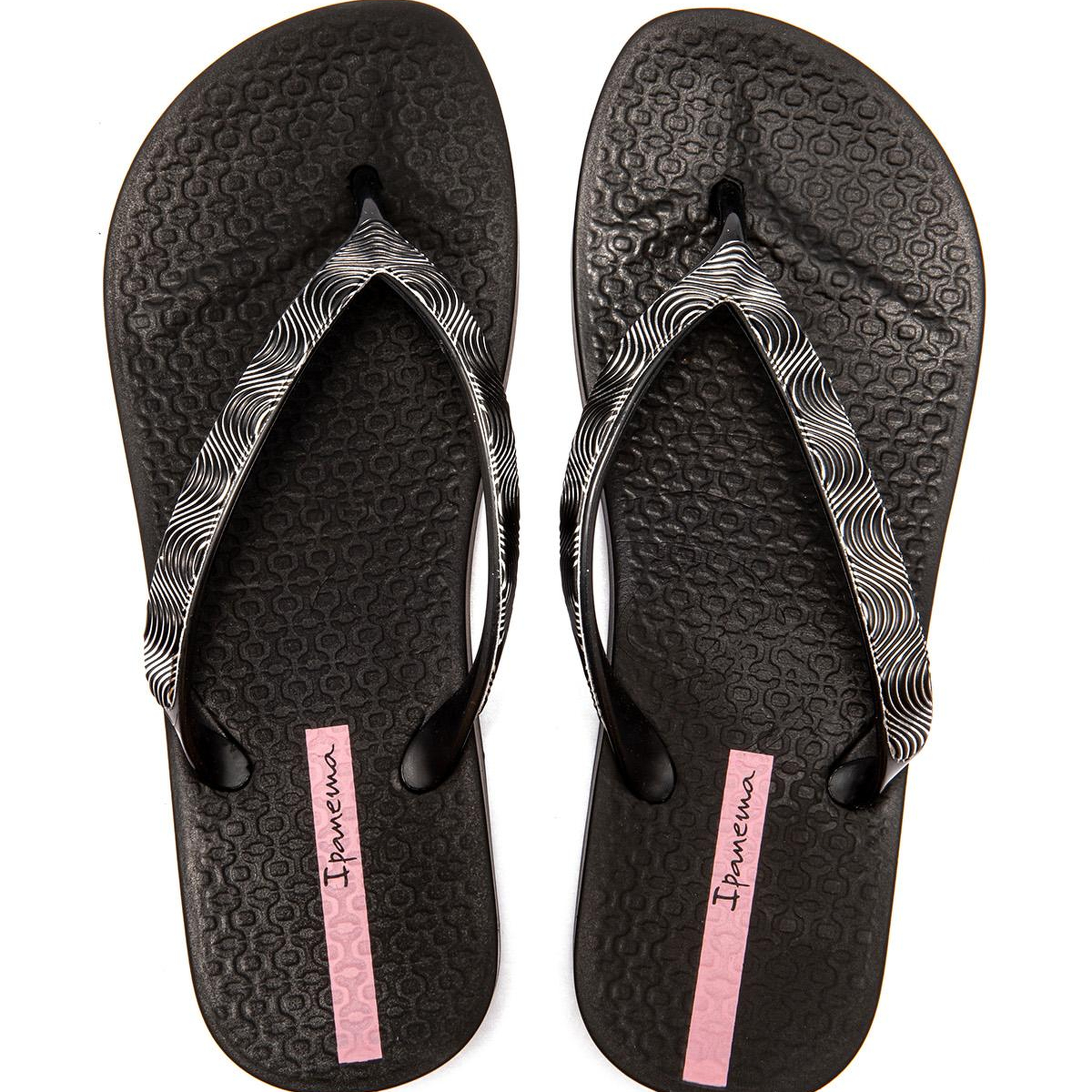 Mesh X Kadın Parmak Arası Terlik Siyah-Pembe 35/40