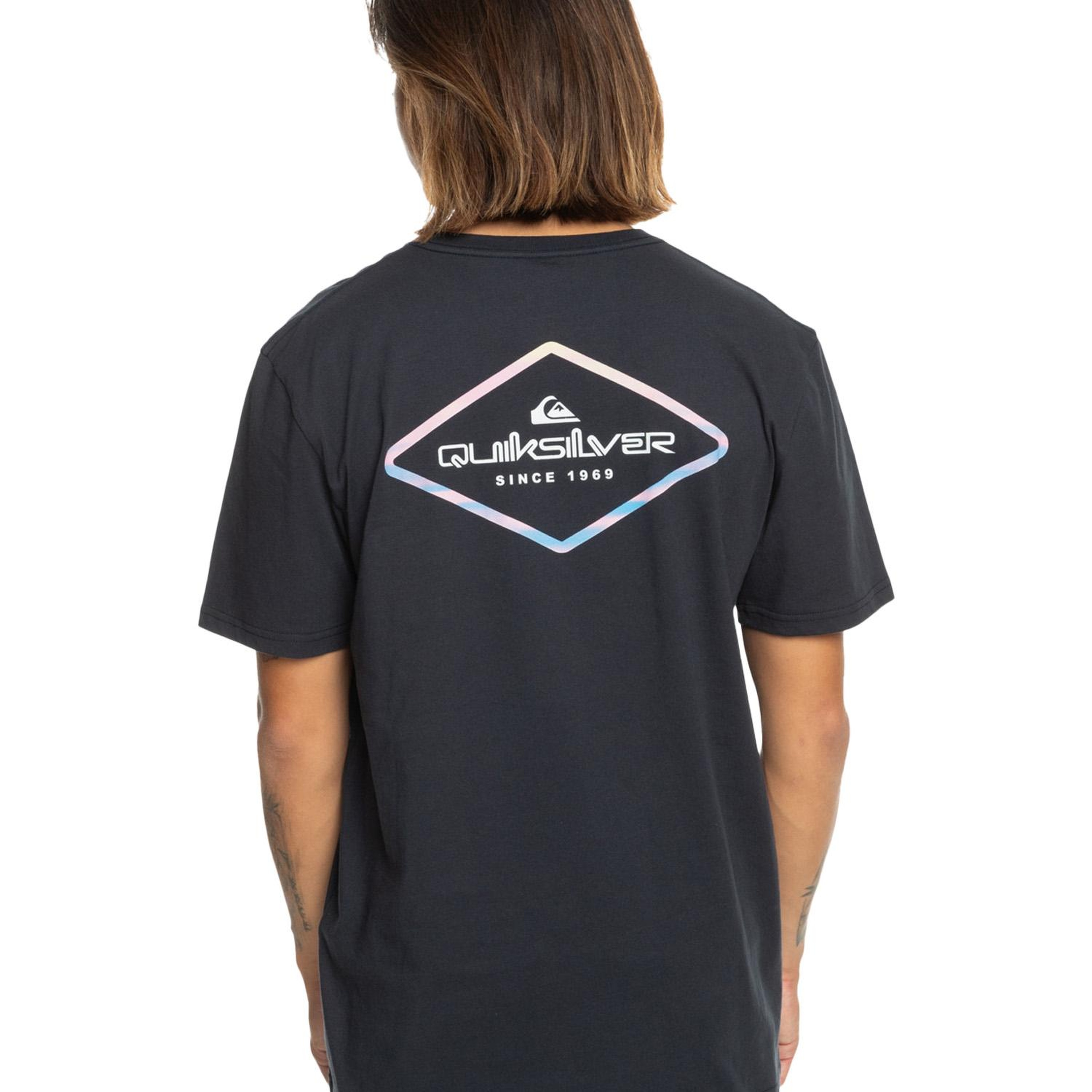 Quiksilver Omni Lock Erkek Mavi Tişört